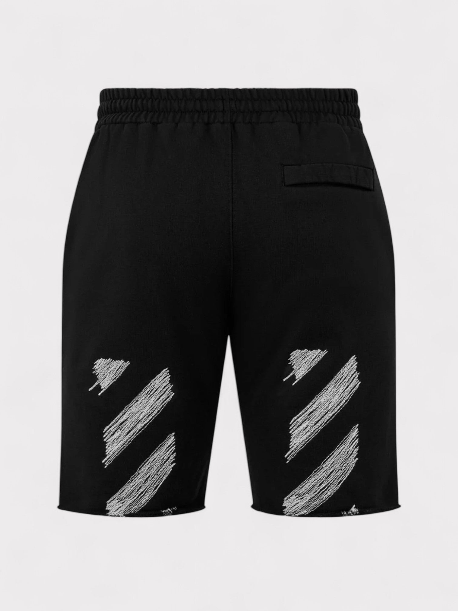 Off - White Scribble Sweatshorts Black - Supplied FashionOff - White