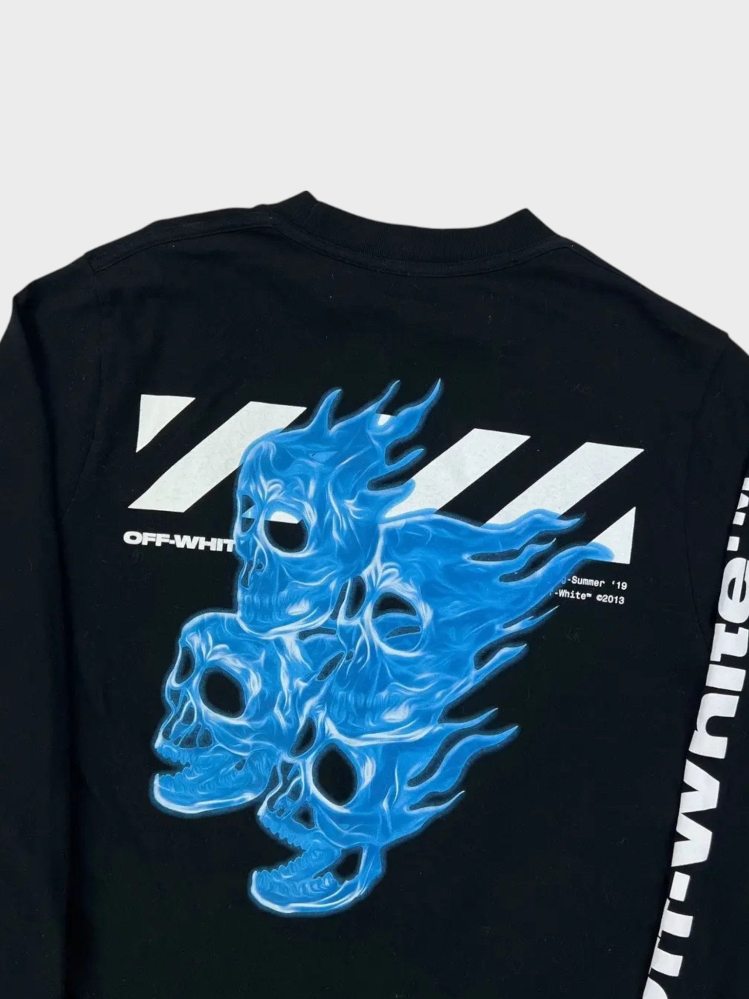 Off - White Skulls Long Sleeve T-Shirt Black - Supplied FashionOff - White