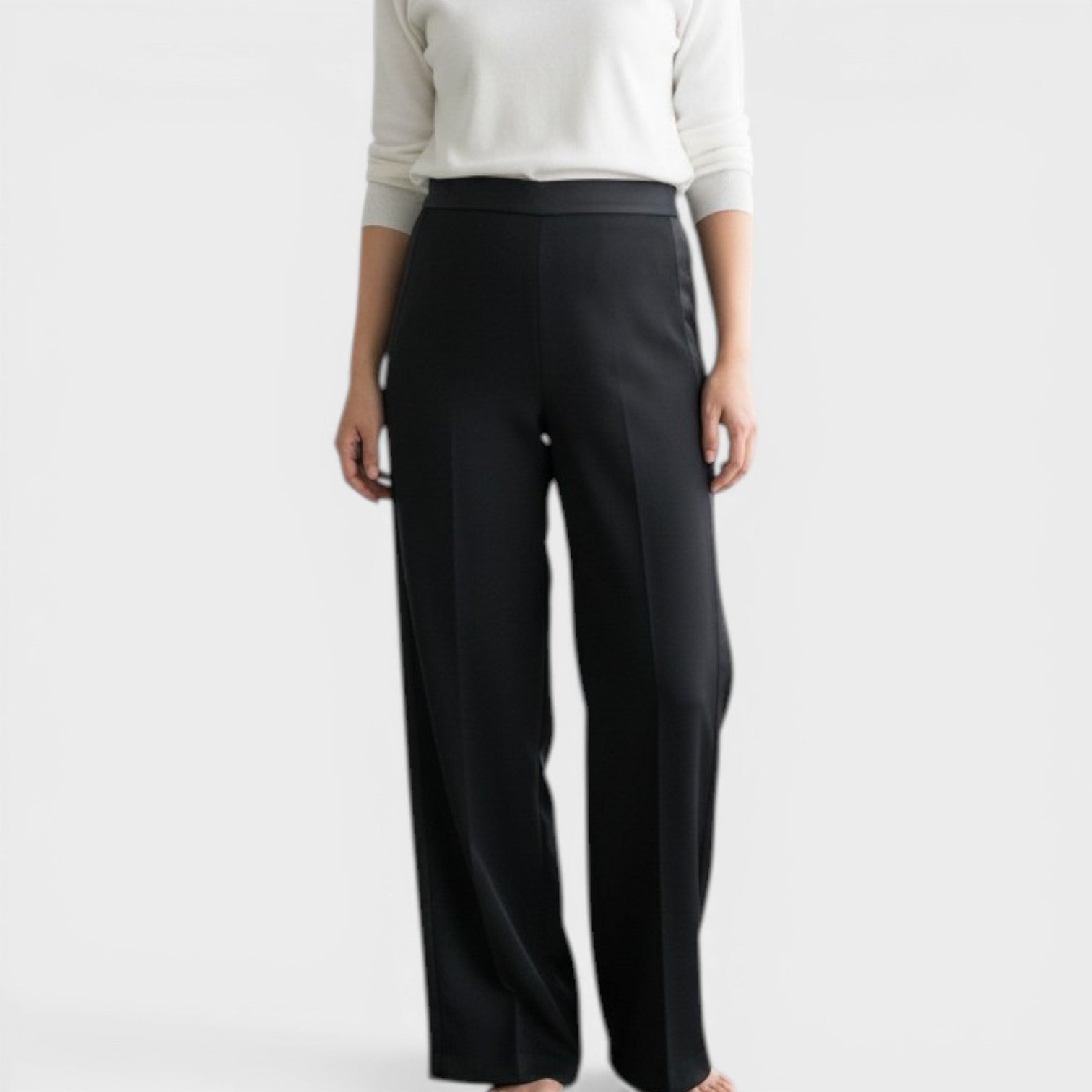 Tuxedo Split Pants Black