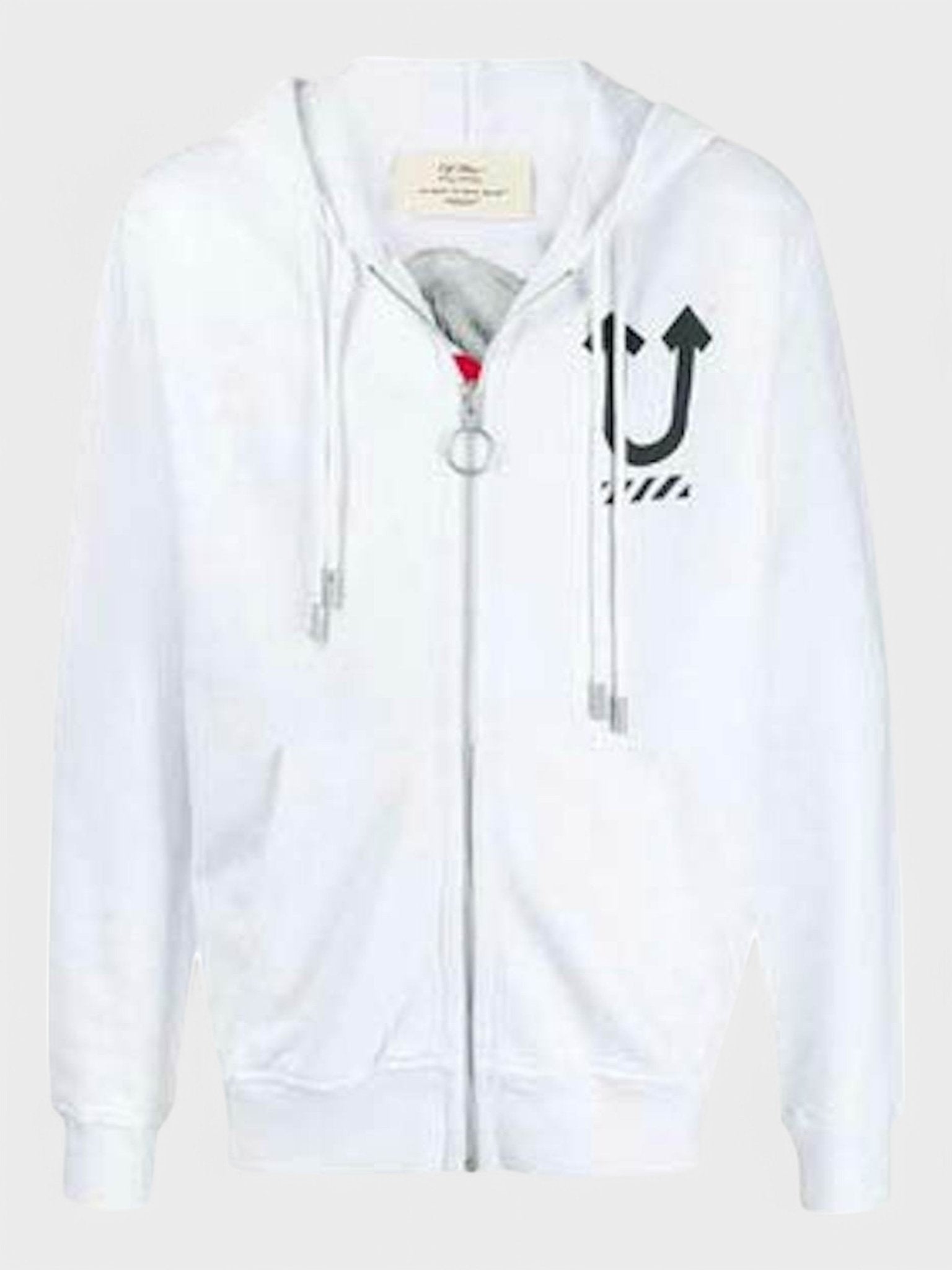 Off - White Undercover Skeleton Rvrs Zipped Hoodie White/Multicolor - Supplied FashionOFF WHITE