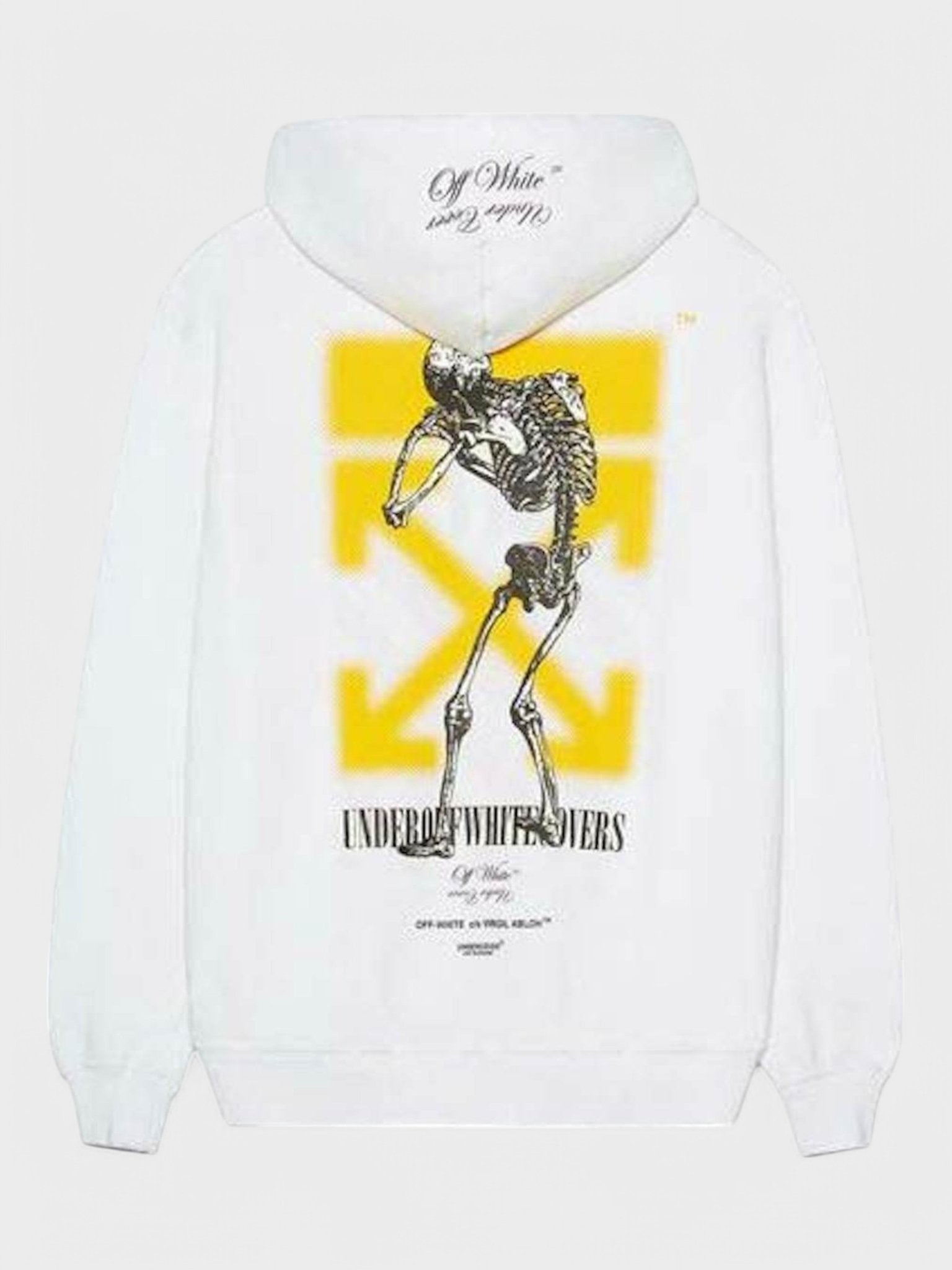 Off - White Undercover Skeleton Rvrs Zipped Hoodie White/Multicolor - Supplied FashionOFF WHITE