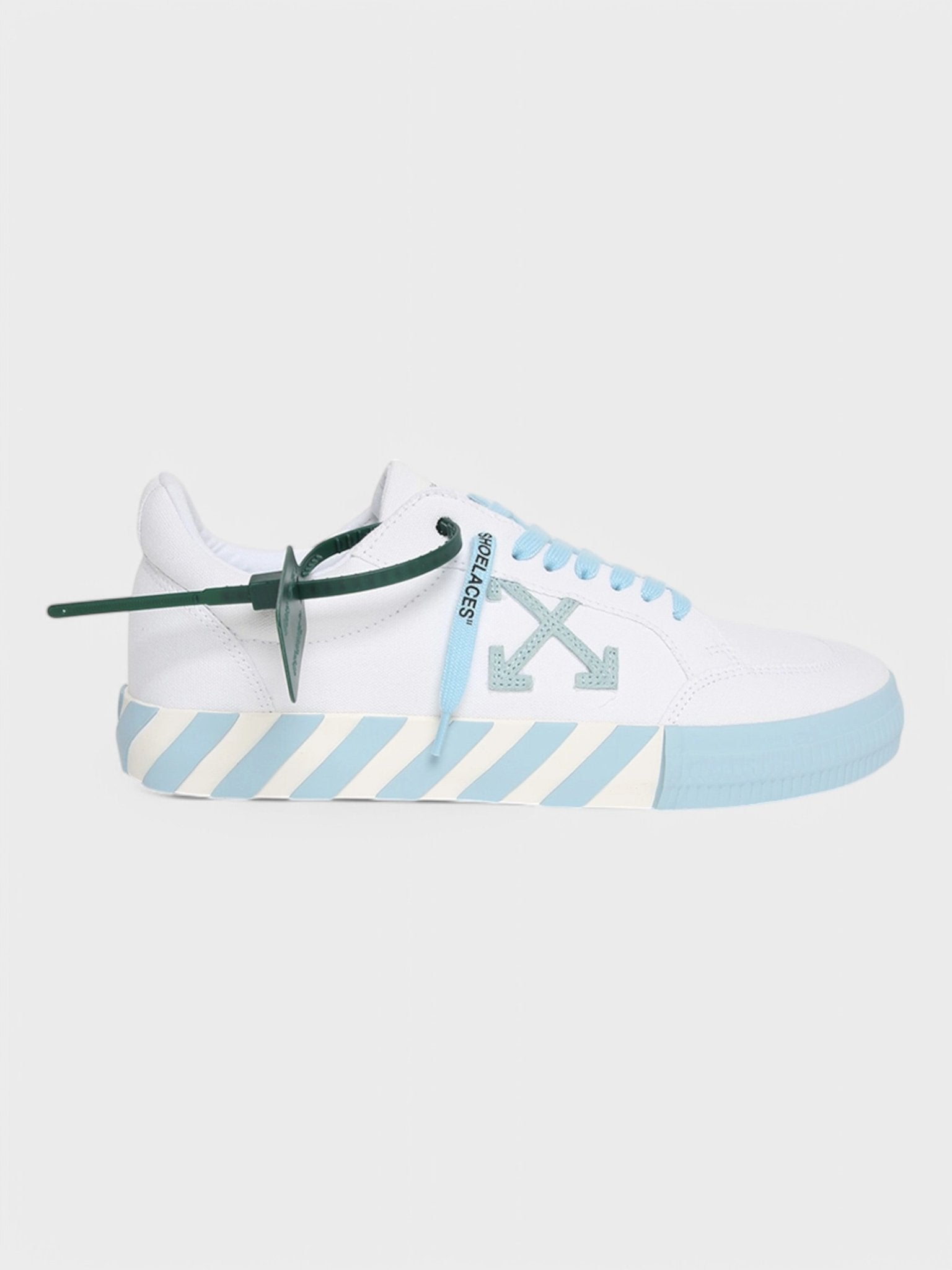 Off - White Vulc Low Cotton White Light Blue - Supplied FashionOFF WHITE