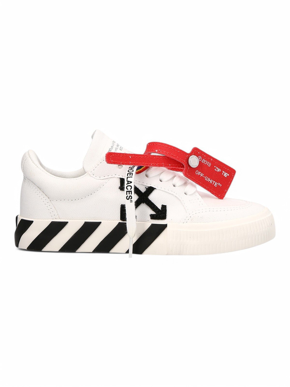 Off - White Vulc Low White Black (Kids) - Supplied FashionOFF WHITE