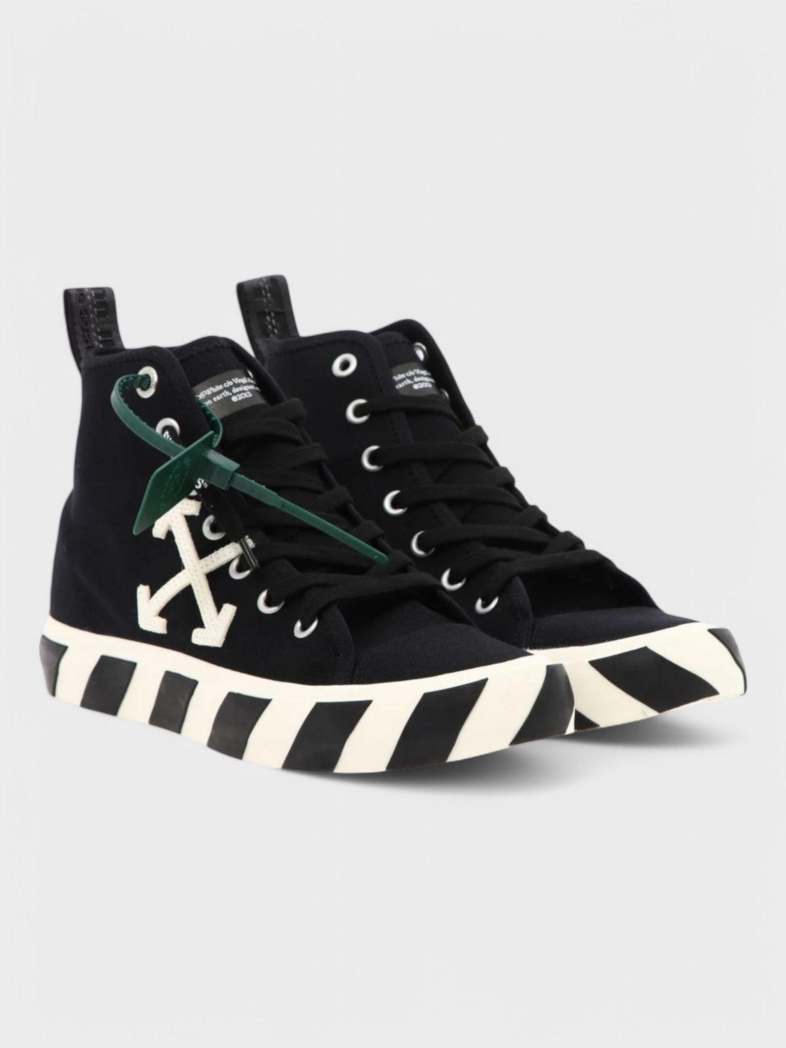 Off - White Vulc Sneaker Mid 'Black White' - Supplied FashionOff White