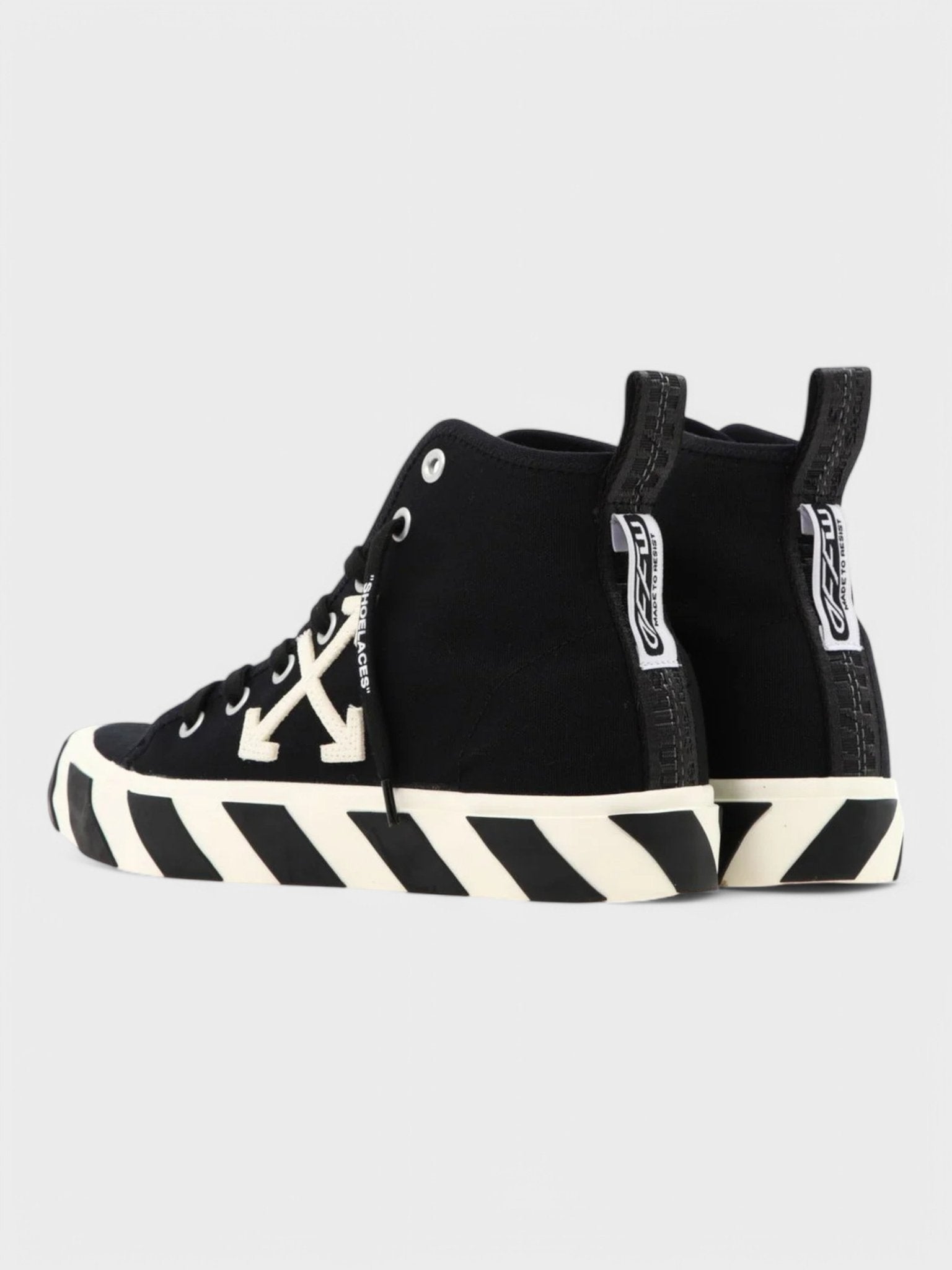 Off - White Vulc Sneaker Mid 'Black White' - Supplied FashionOff White