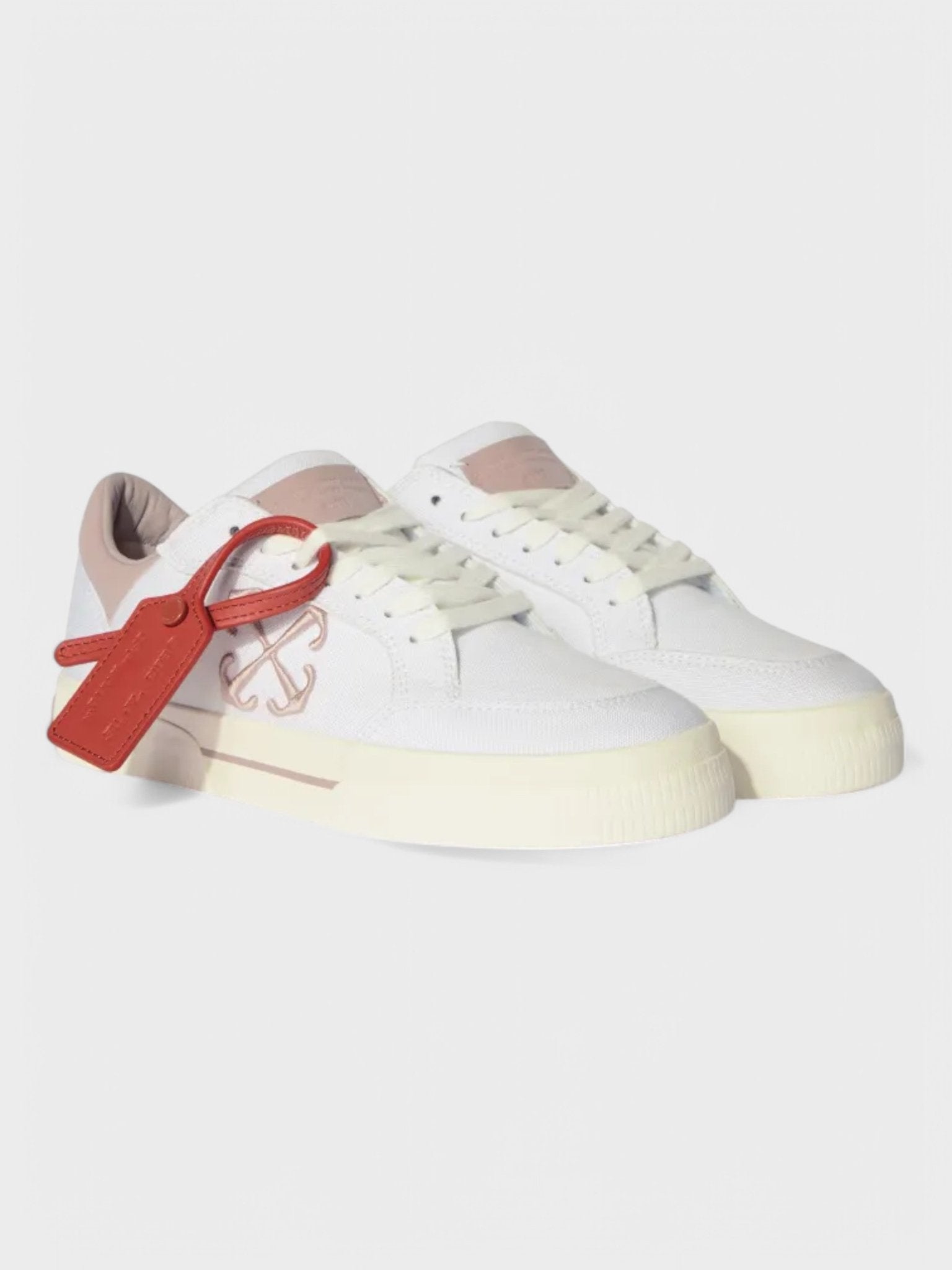 Off - White Wmns New Low Vulcanized 'White Light Pink' - Supplied FashionOff - White