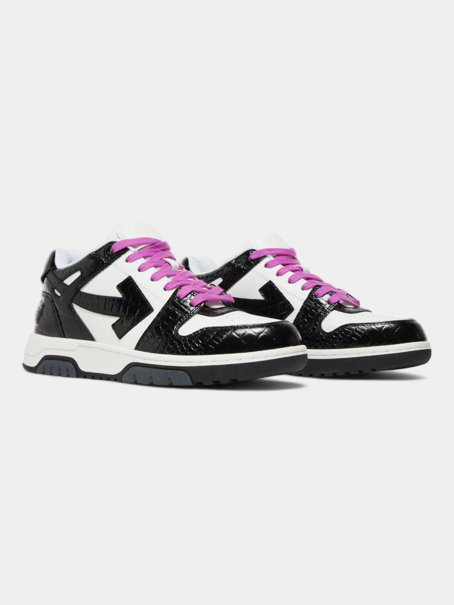 Off-White Wmns Out of Office 'Black Deep Pink' - Supplied LuxuryOff-White