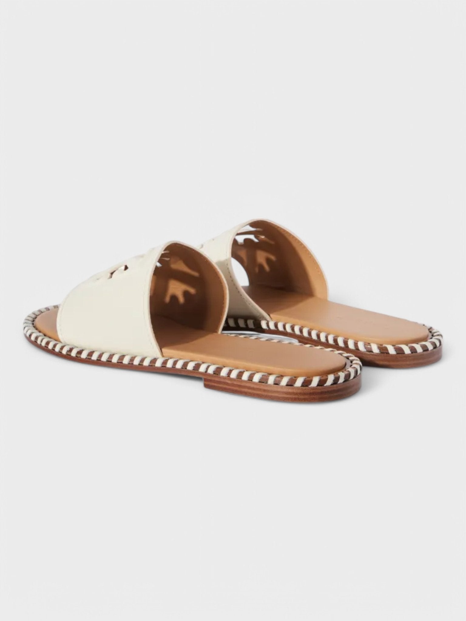 Off - White Wmns Twist Embossed Arrow Slides 'Off White Brown' - Supplied FashionOff White