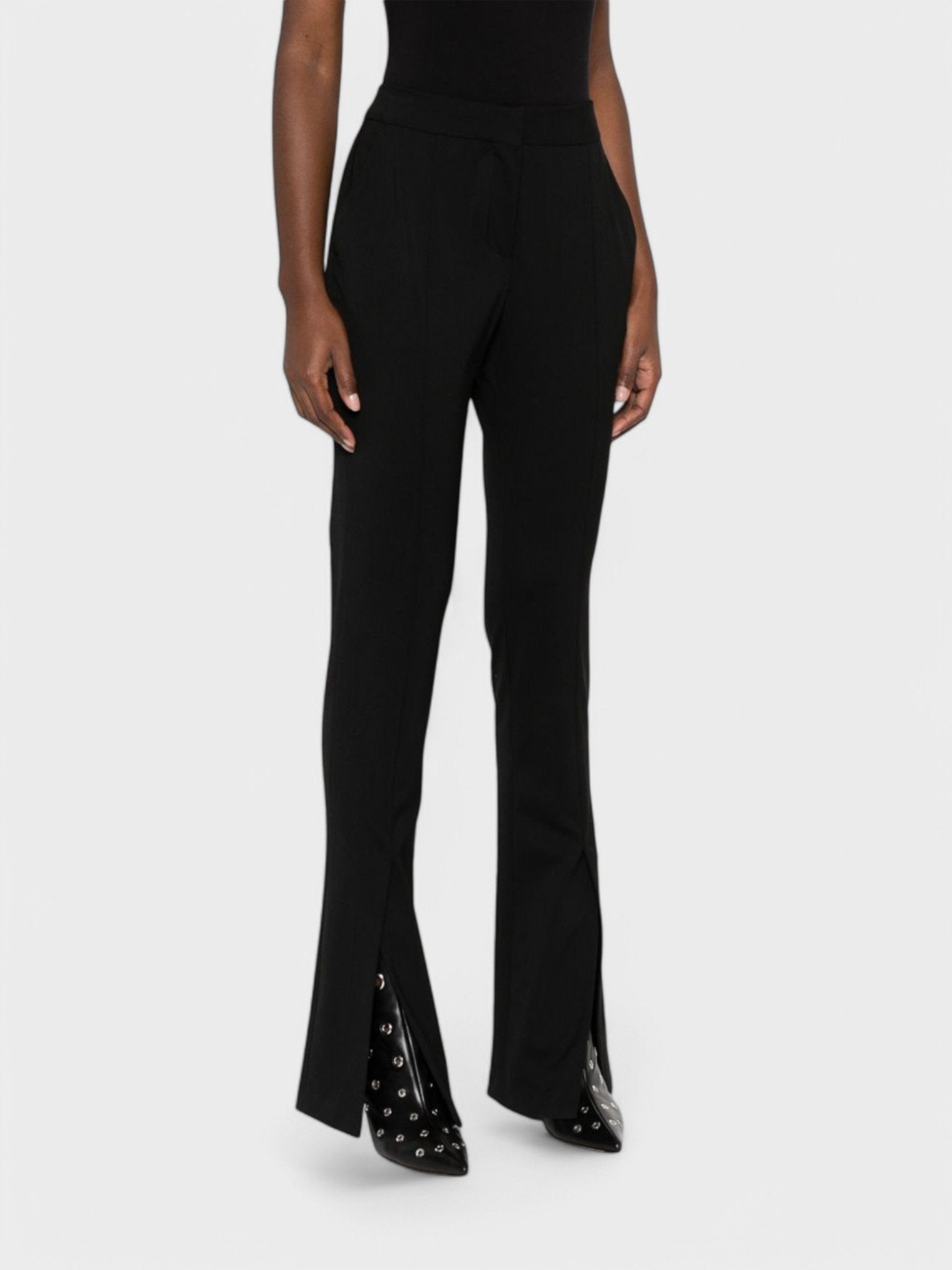 Off - White Wo Blend Basic Slim Pant Black - Supplied FashionOff White