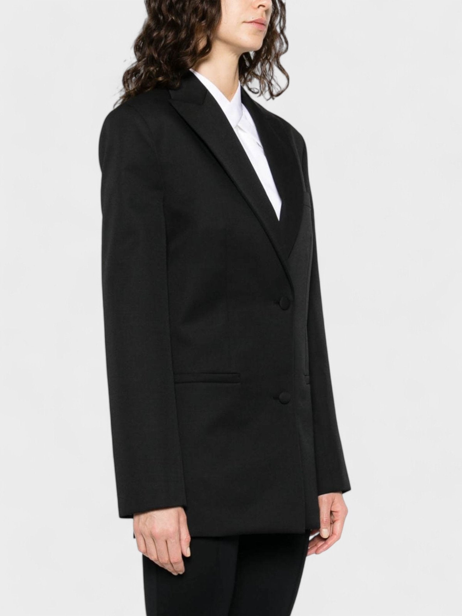 Off - White Wool Tomboy Blazer Jacket Black - Supplied FashionOff White