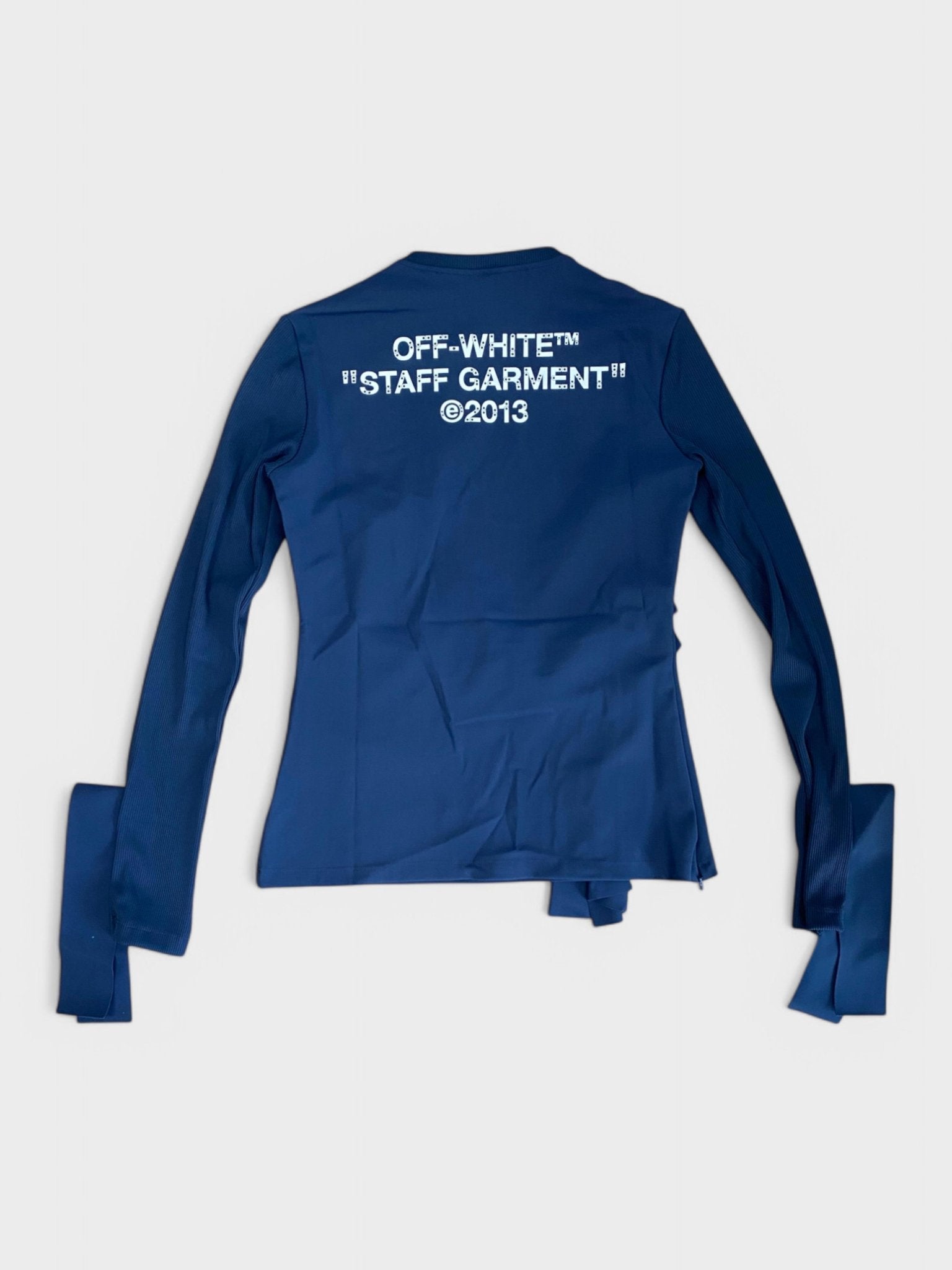 Off - White Wrap Top Blue - Supplied FashionOff White