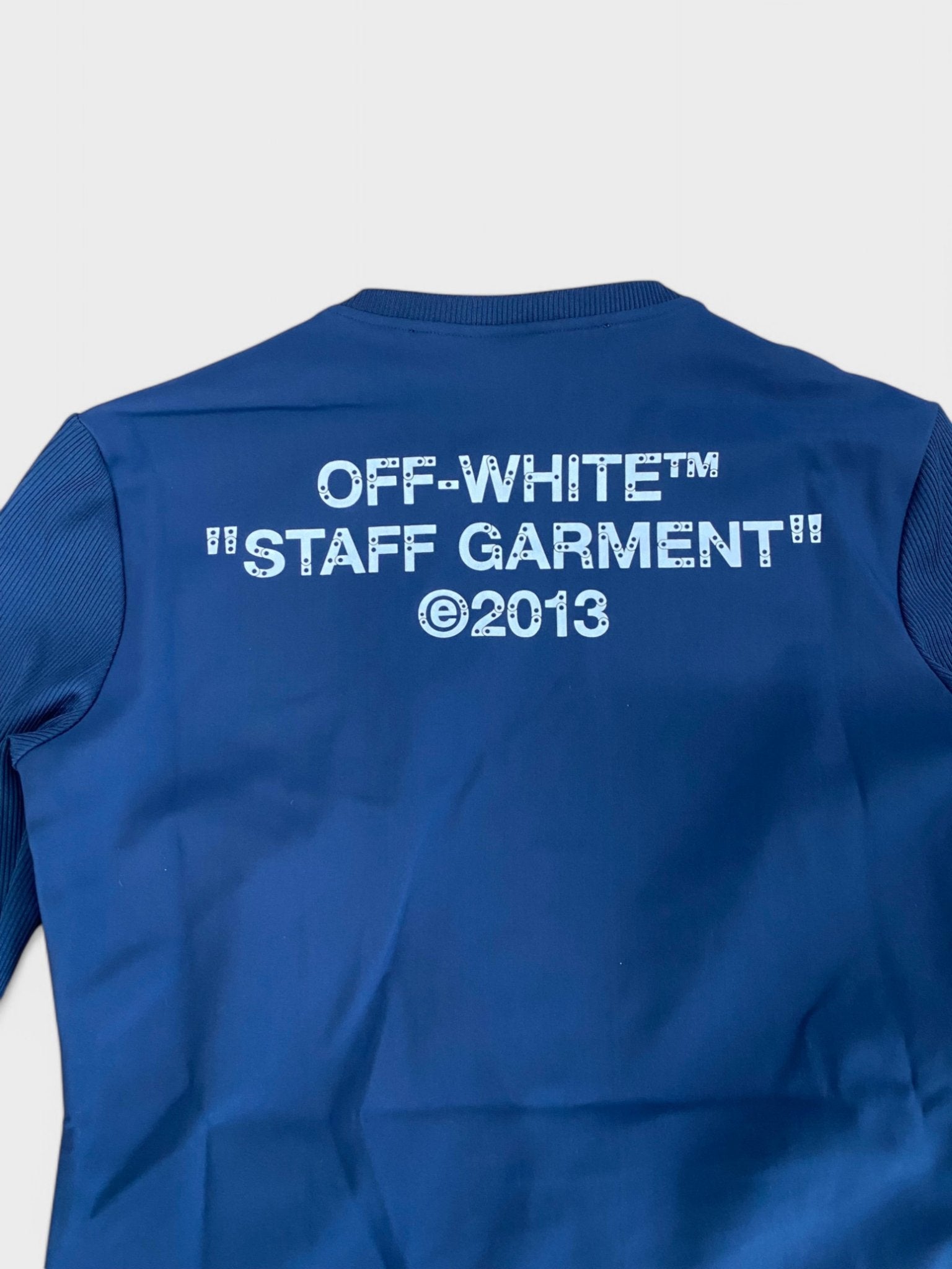 Off - White Wrap Top Blue - Supplied FashionOff White