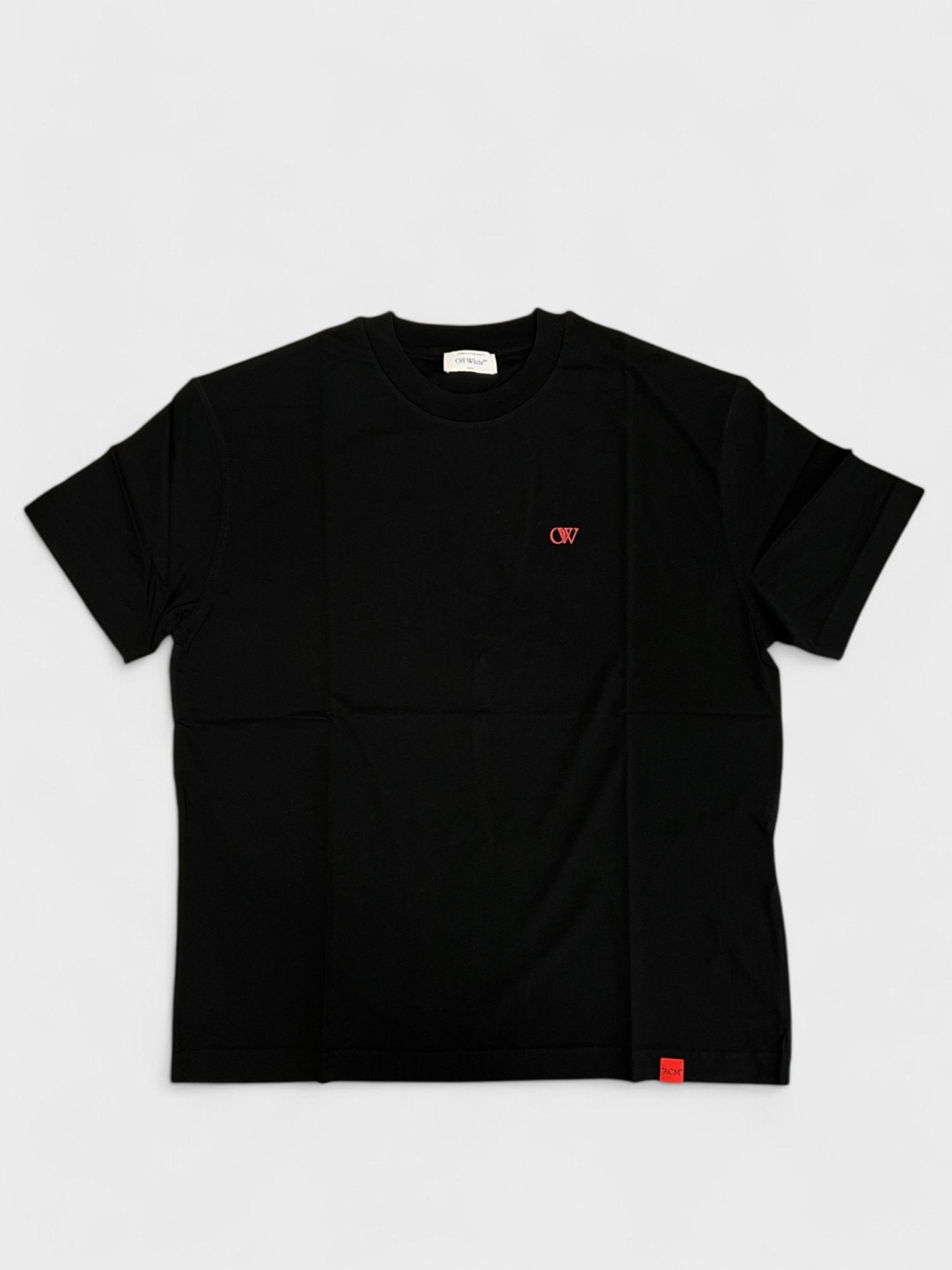 Off - White x AC Milan T-Shirt Black - Supplied FashionHeron Preston