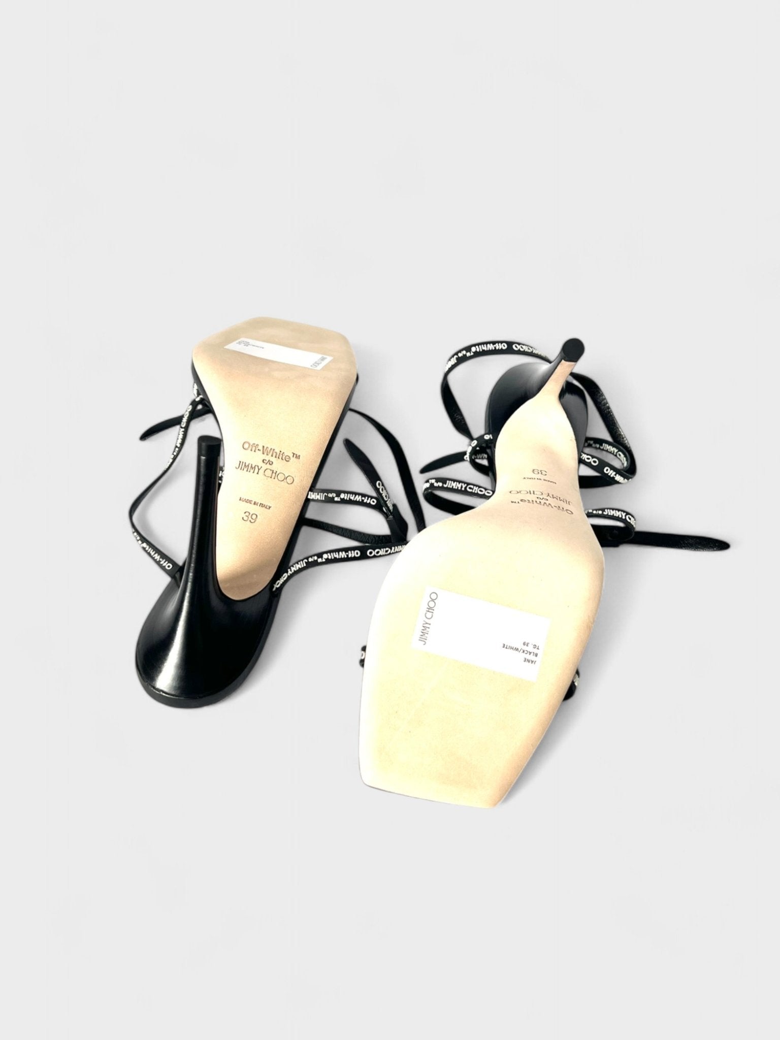 Off - White X Jimmy Choo Jane Pumps Black - Supplied FashionOff White