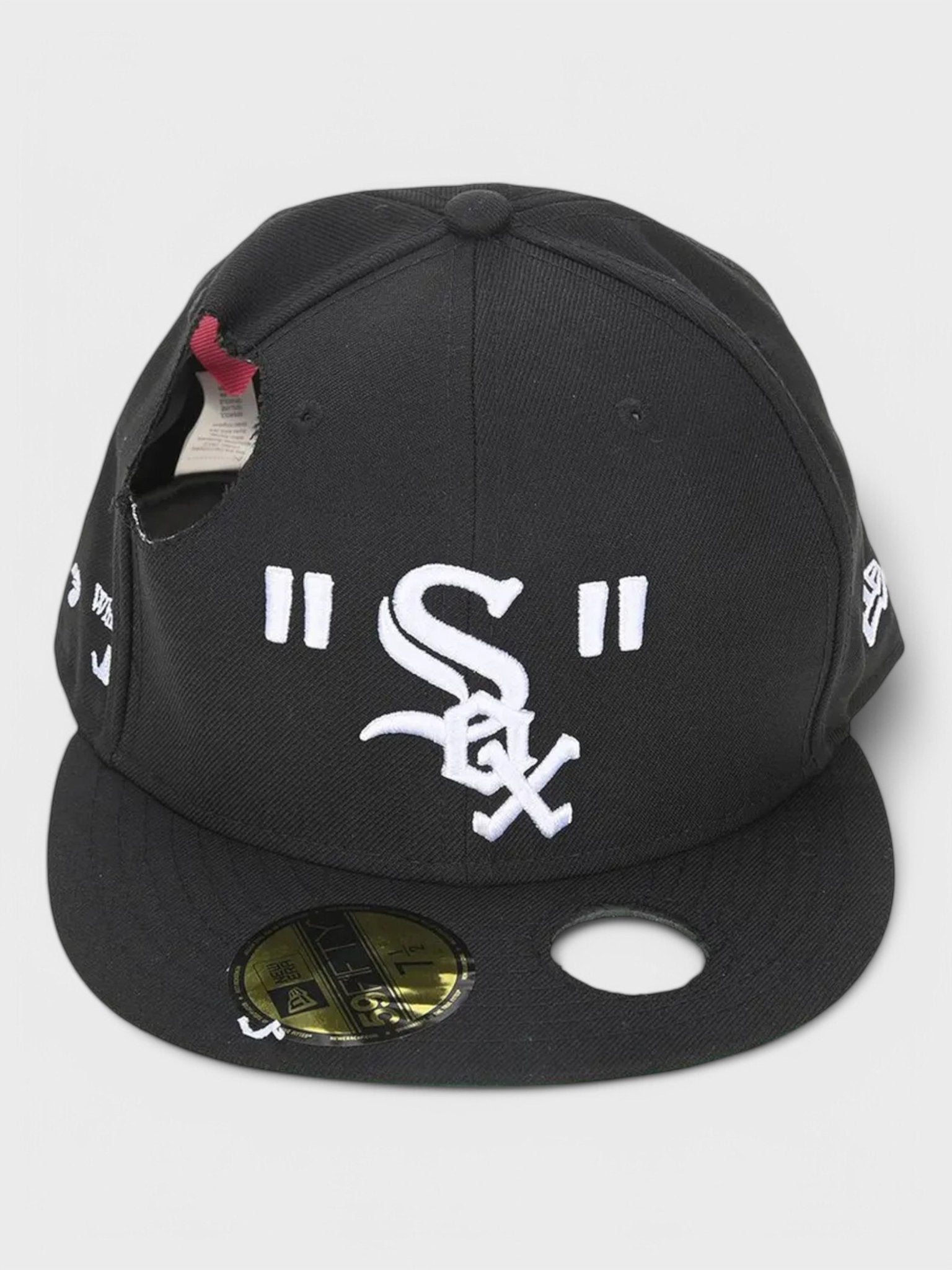 Off - White X Mlb Chicago White Sox Cap Black/White - Supplied FashionOFF WHITE