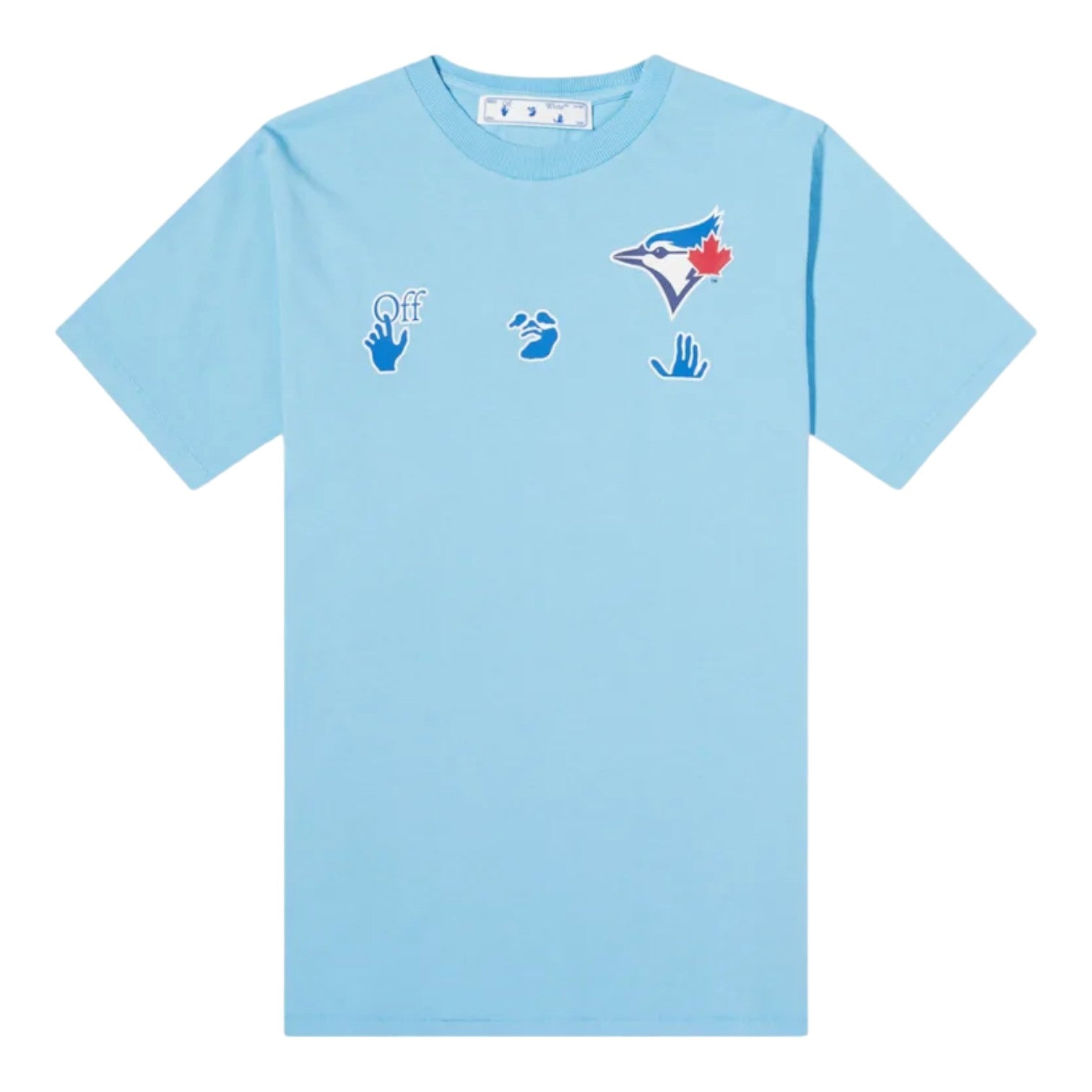 OFF-WHITE X Mlb Toronto Blue Jays T-Shirt Blue - Supplied LuxuryOff-White