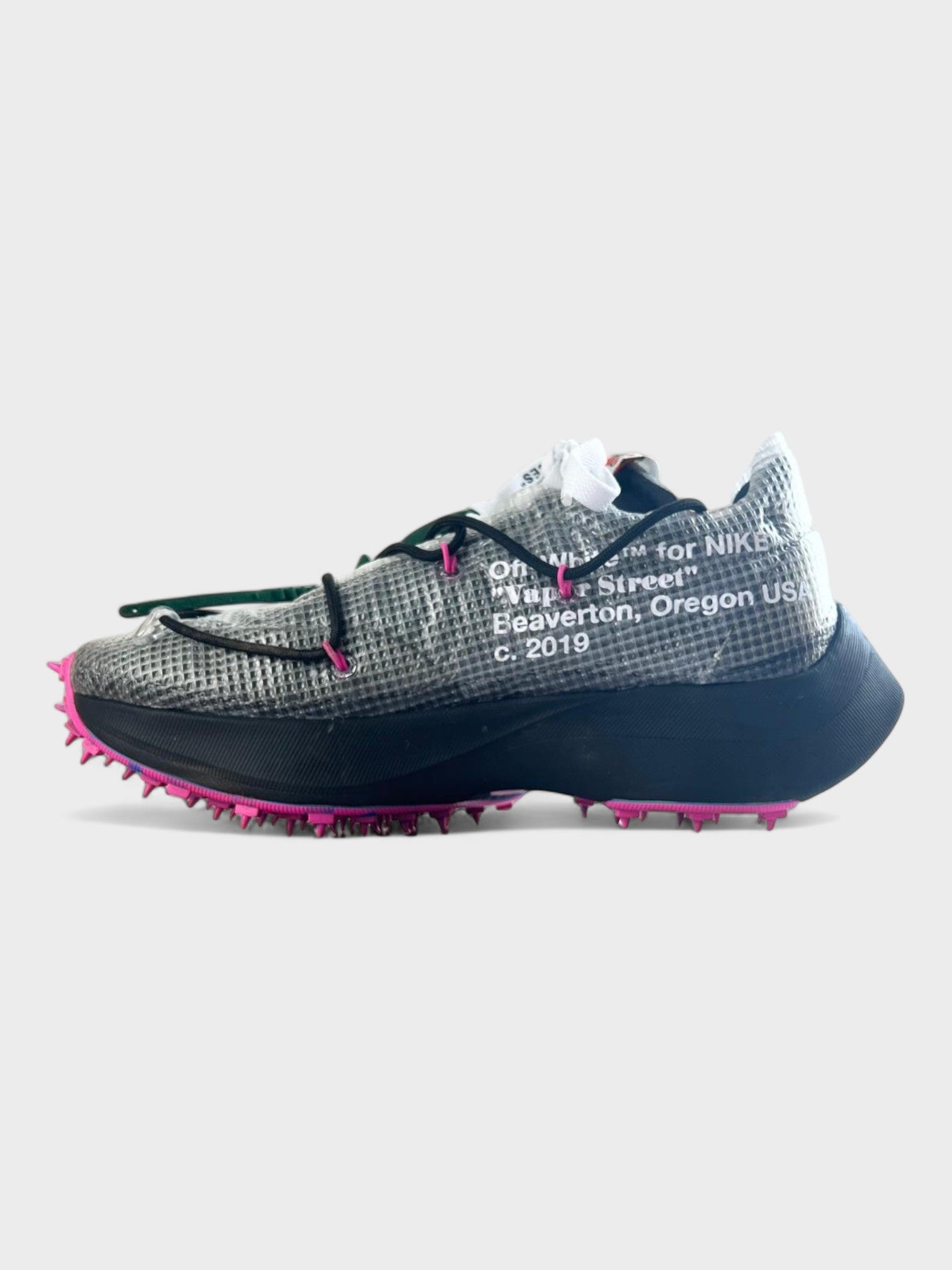 Off-White x Nike Wmns Vaporstreet 'Laser Pink Black' UK6.5 - Supplied LuxuryOff-White