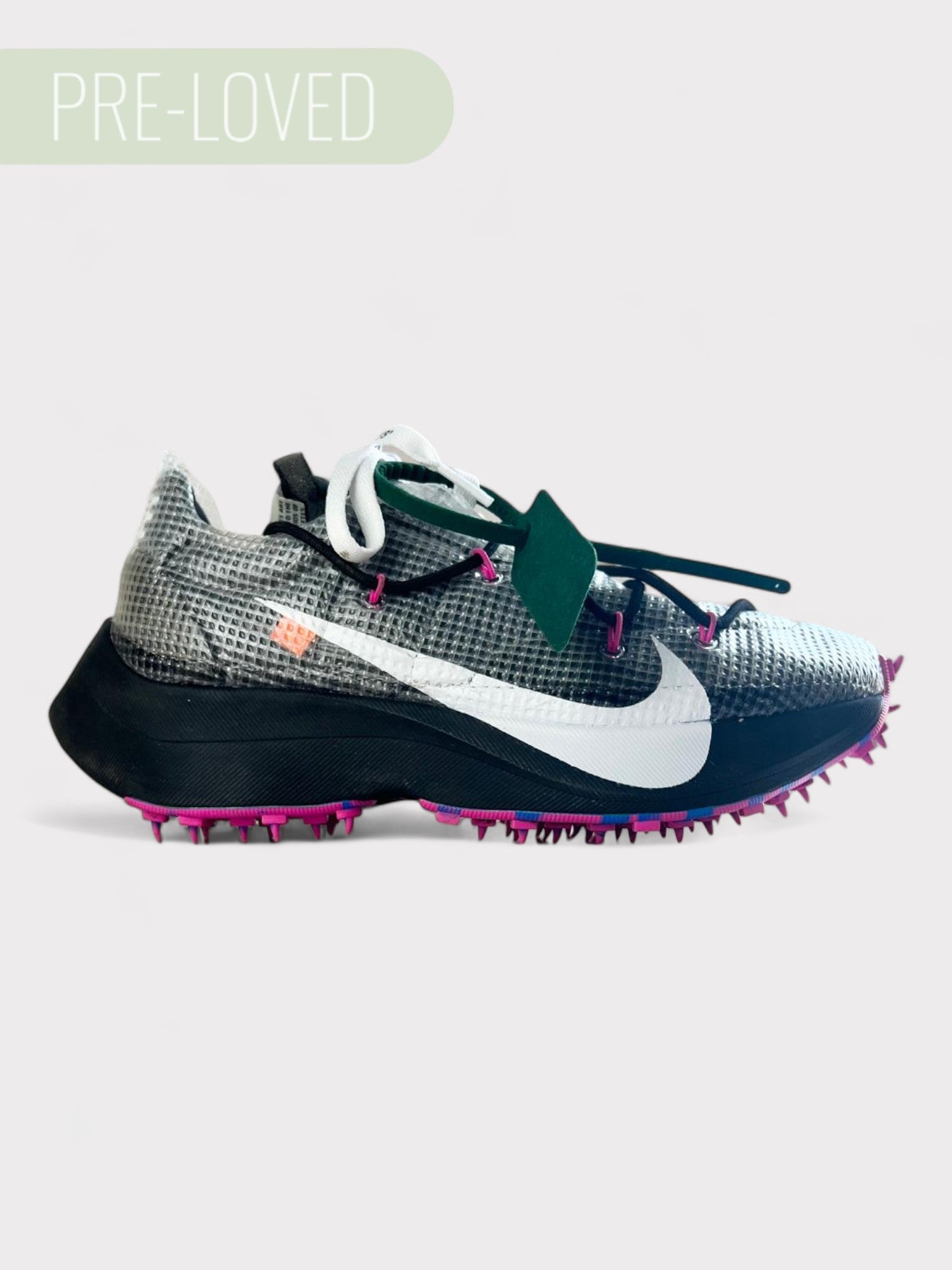 Off-White x Nike Wmns Vaporstreet 'Laser Pink Black' UK6.5 - Supplied LuxuryOff-White