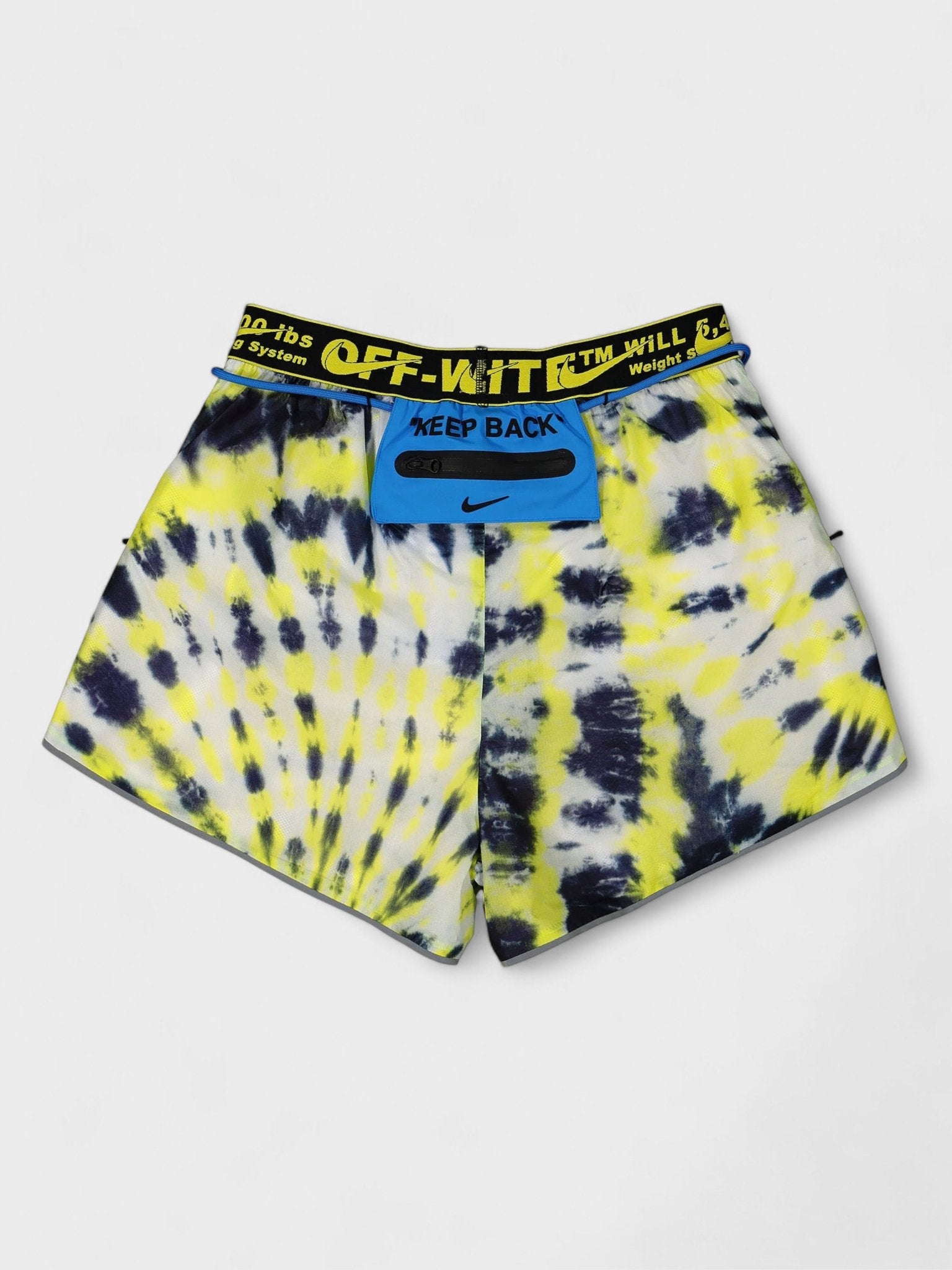 Off White x Nike Women's NRG Shorts Volt - Supplied FashionOff White