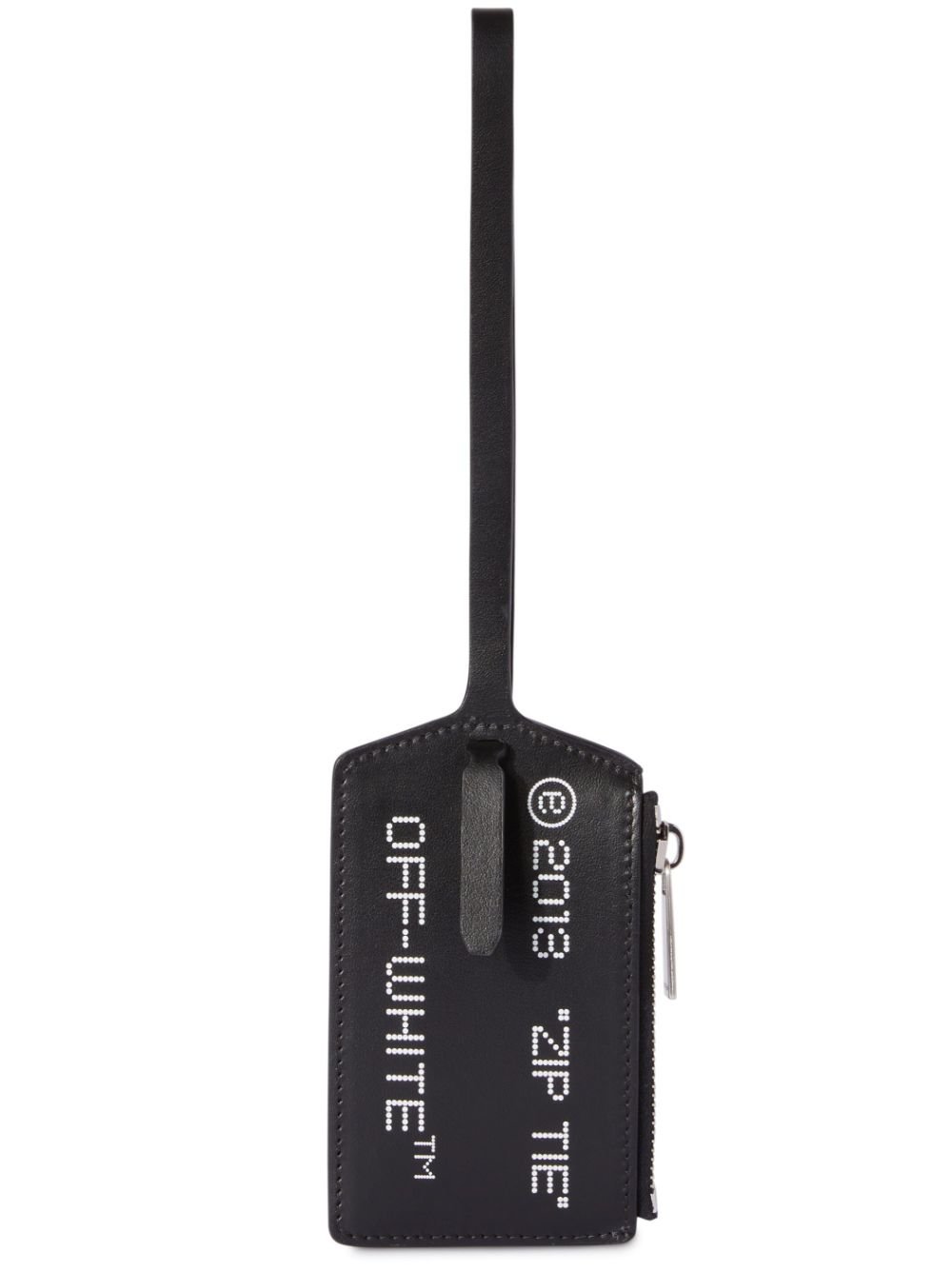 Off - White Zip Tie Zipped Card Case Black - Supplied FashionOff White
