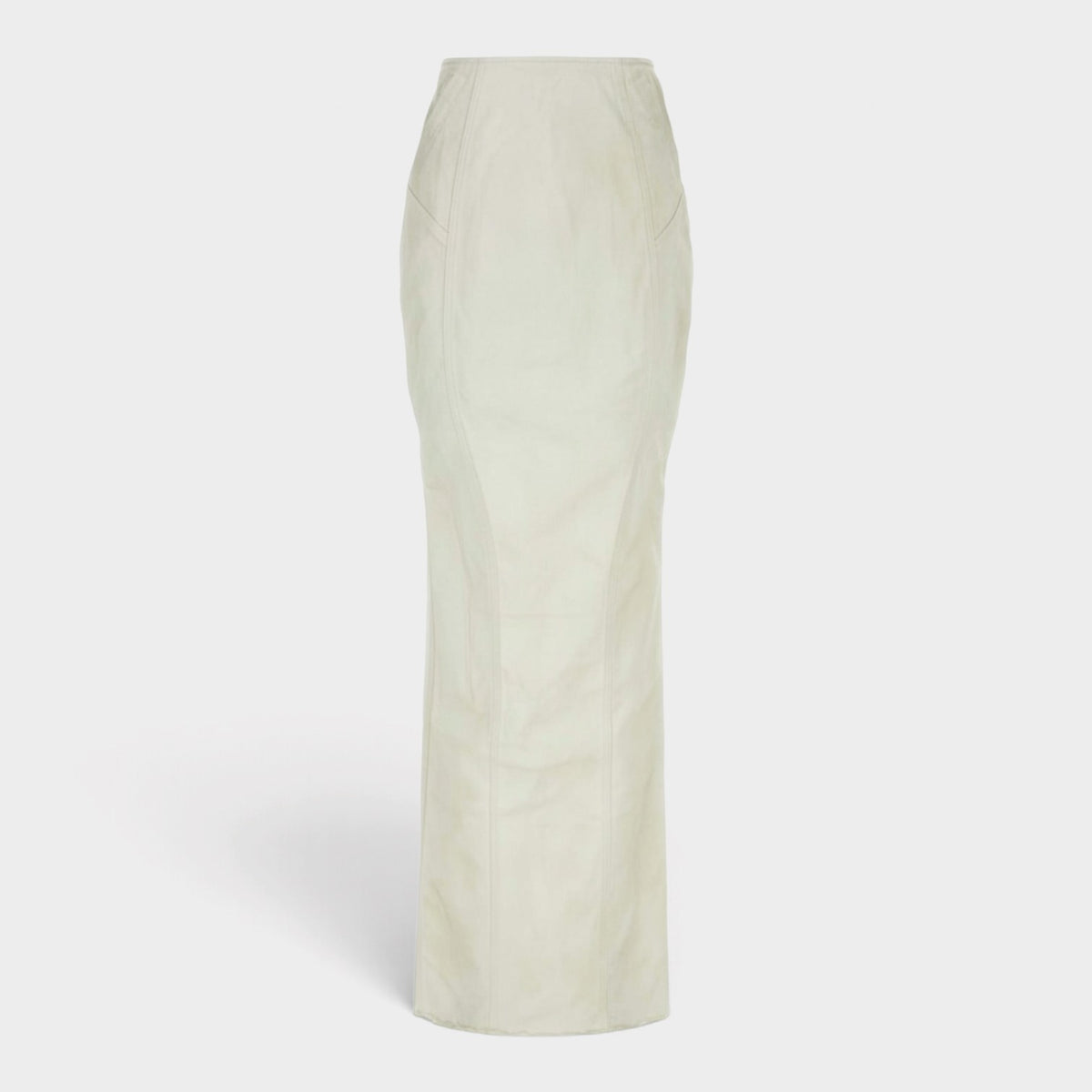 Channel Skirt Bone White