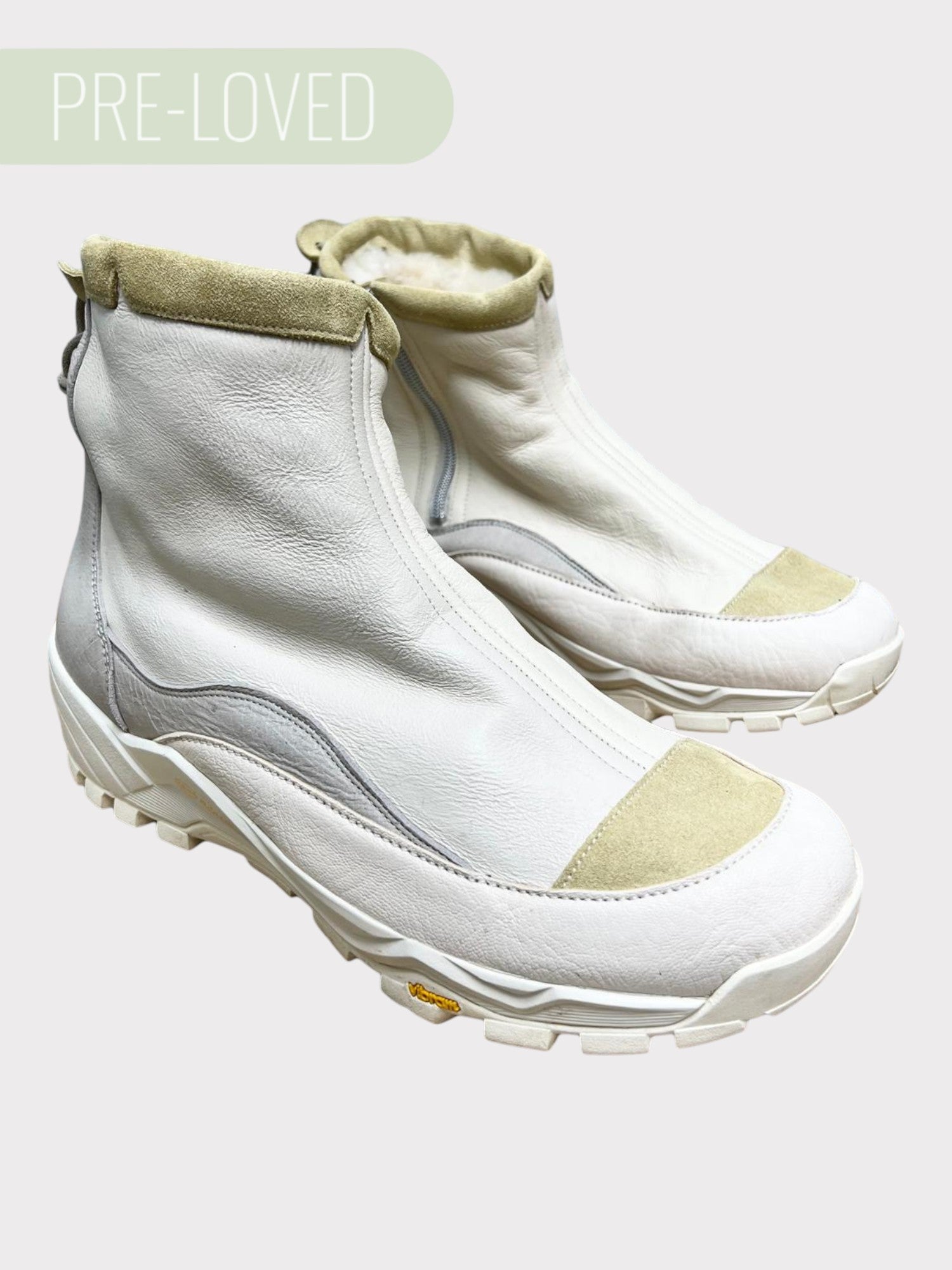 Our Legacy Yeti Shearling Boots White Cream UK10/EU44 - Supplied LuxuryOur Legacy