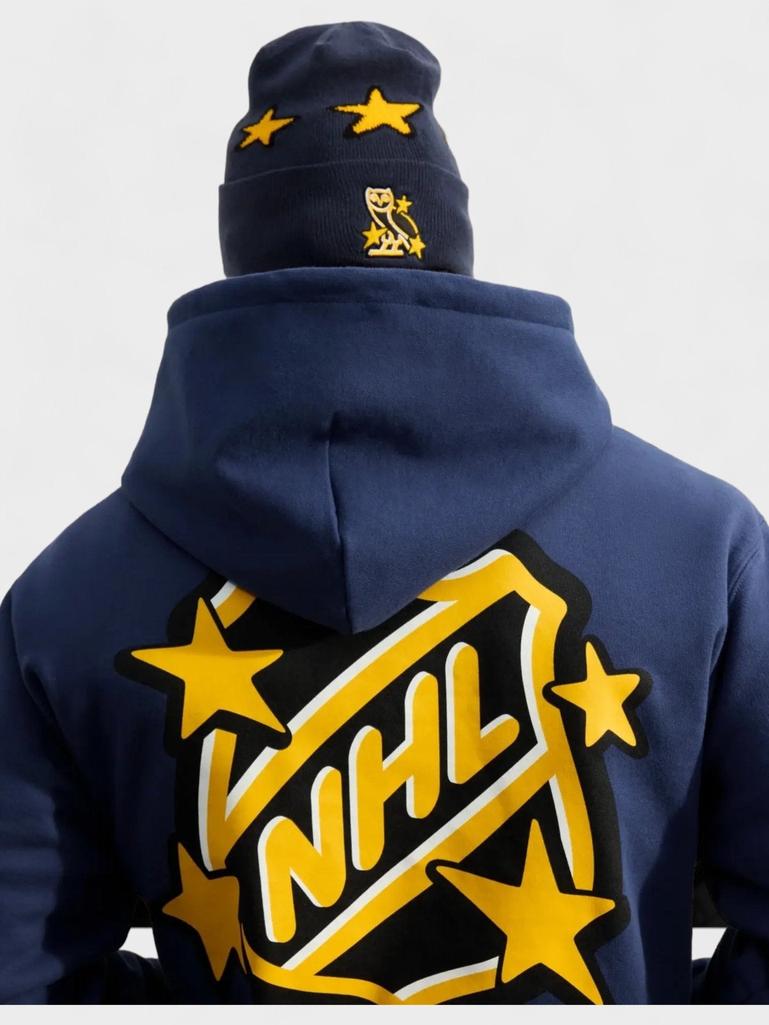 OVO NHL All Star OVO Hoodie Navy Blue - Supplied FashionOVO