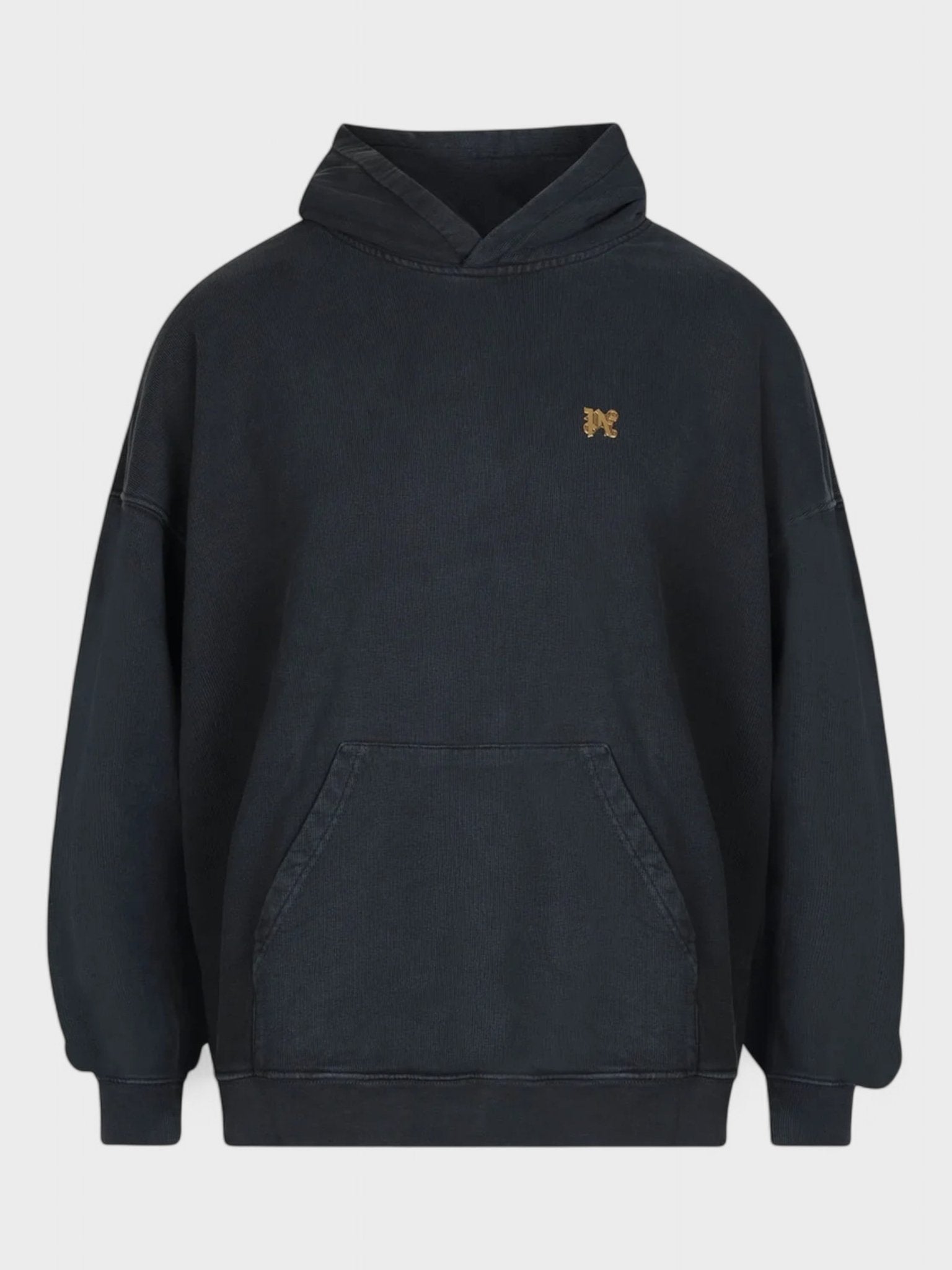 Palm Angels Back Burning Hoodie 'Black/Gold' - Supplied FashionPalm Angels