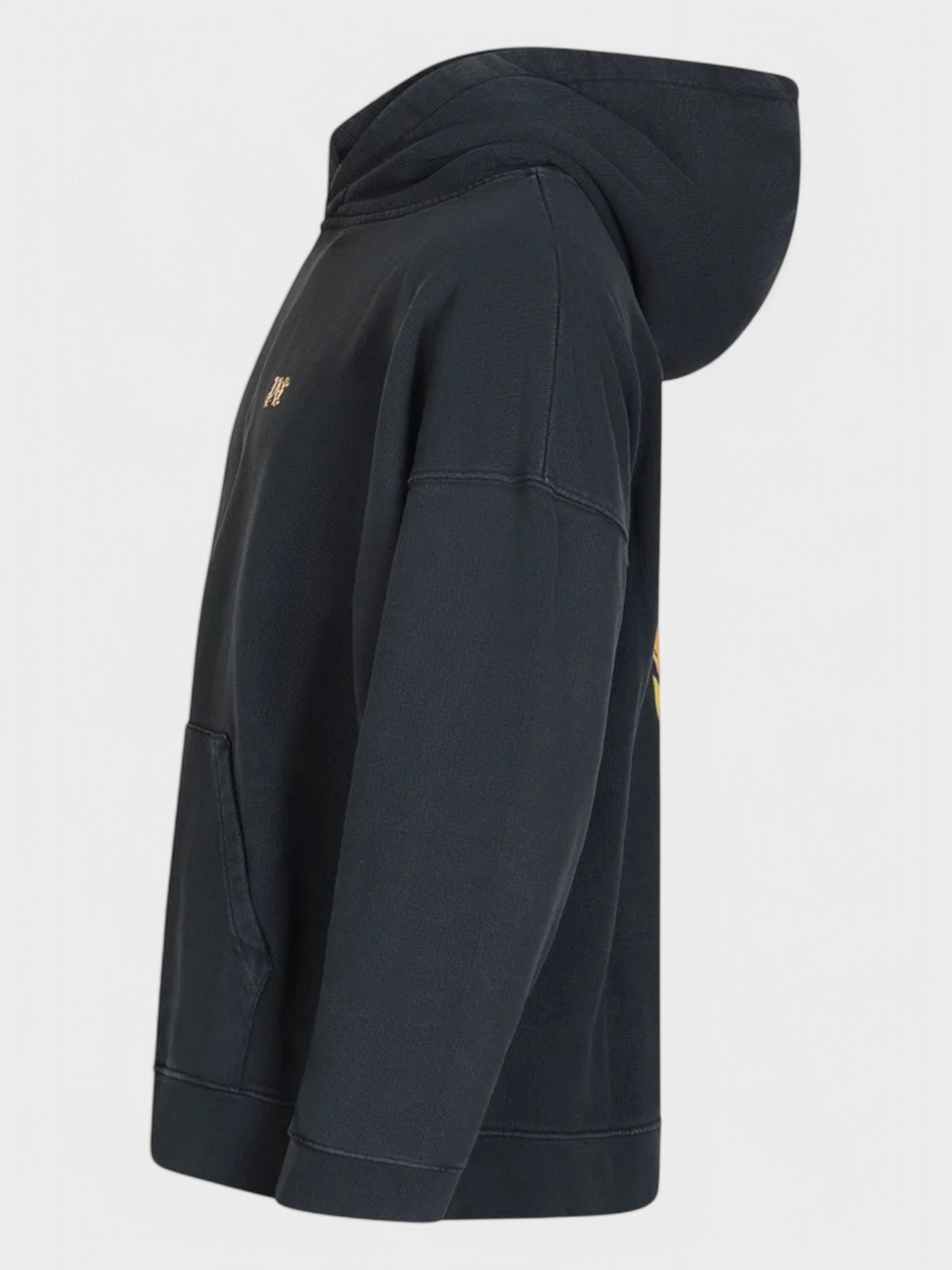 Palm Angels Back Burning Hoodie 'Black/Gold' - Supplied FashionPalm Angels