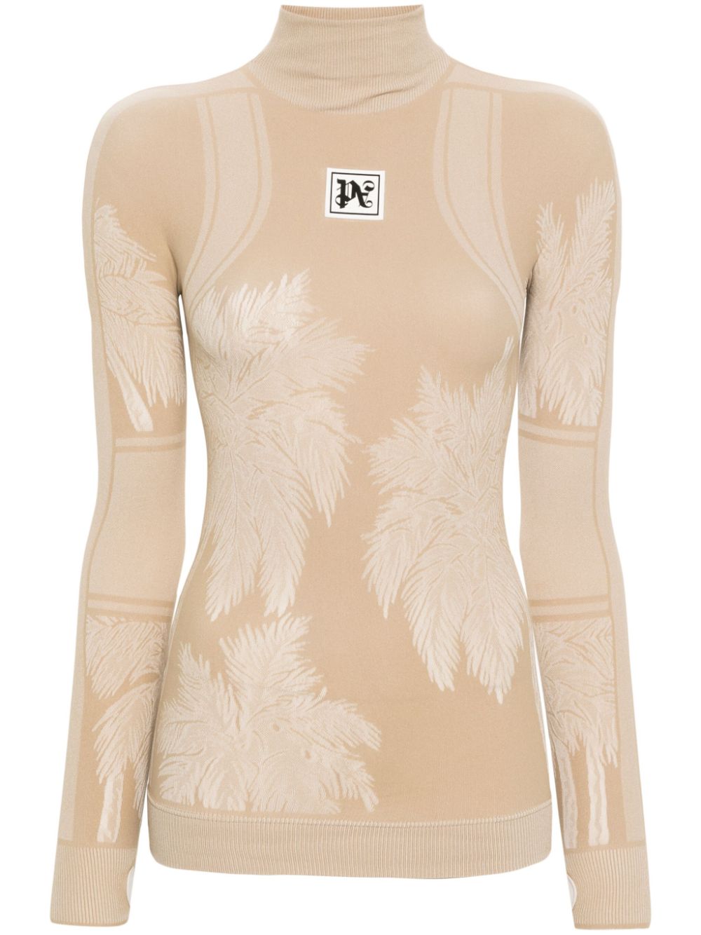 Palm Angels Baselayer Ski Top Beige - Supplied FashionPALM ANGELS