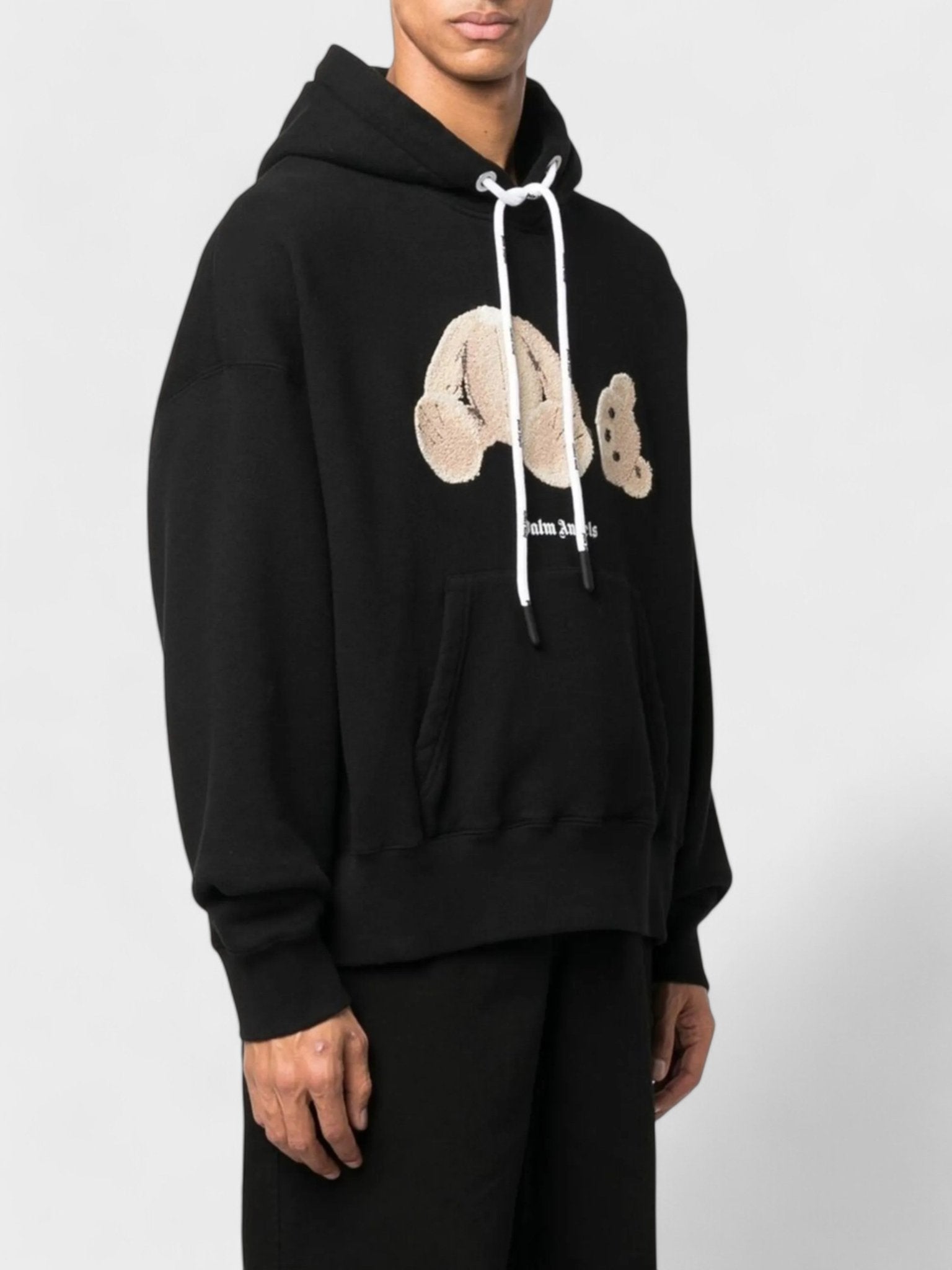 Palm Angels Bear Hoodie 'Black/Brown' - Supplied FashionPalm Angels