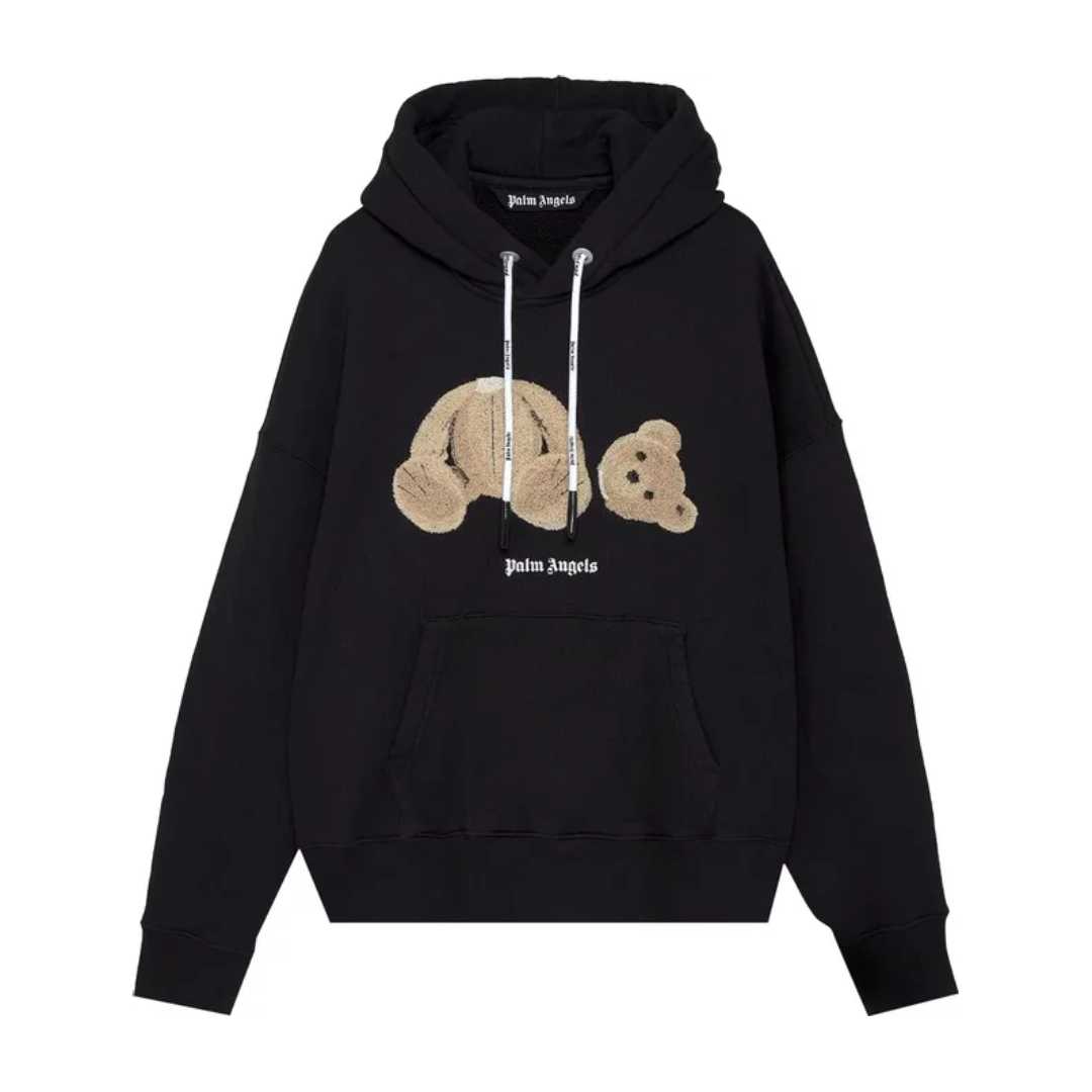 Palm Angels Bear Hoodie 'Black/Brown' - Supplied LuxuryPalm Angels