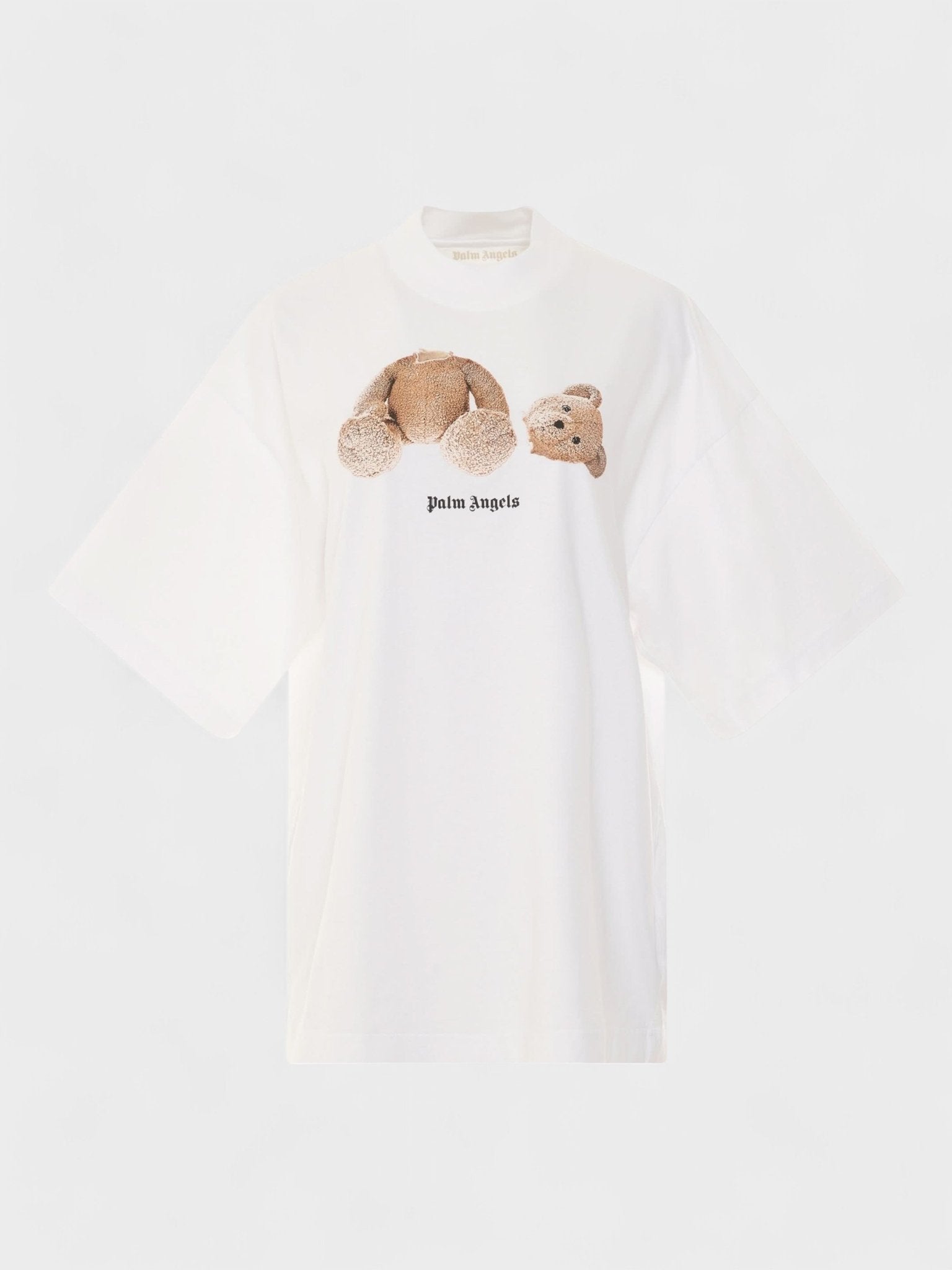 Palm Angels Bear Loose Tee White Brown XS - Supplied FashionPalm Angels