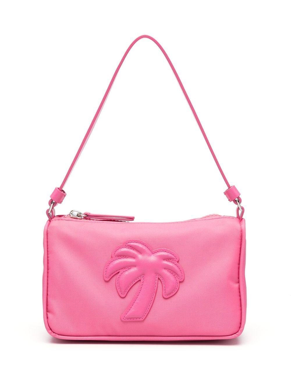 Palm Angels Big Palm Nylon Pouch Pink - Supplied FashionPALM ANGELS