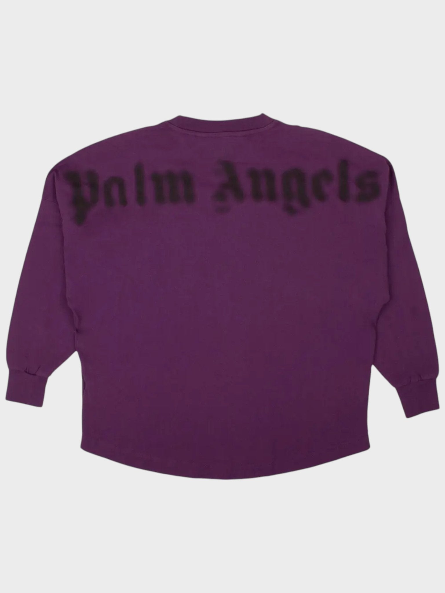 Palm Angels Blurry Logo Over Tee Purple - Supplied FashionPalm Angels