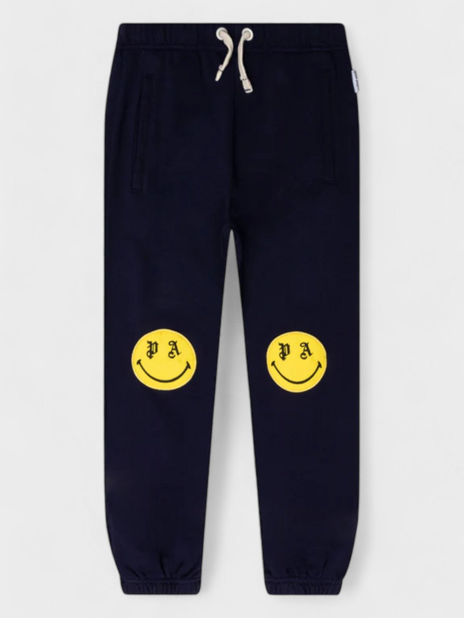 Palm Angels Boys Smiley Sweatpants Navy Blue - Supplied FashionPalm Angels