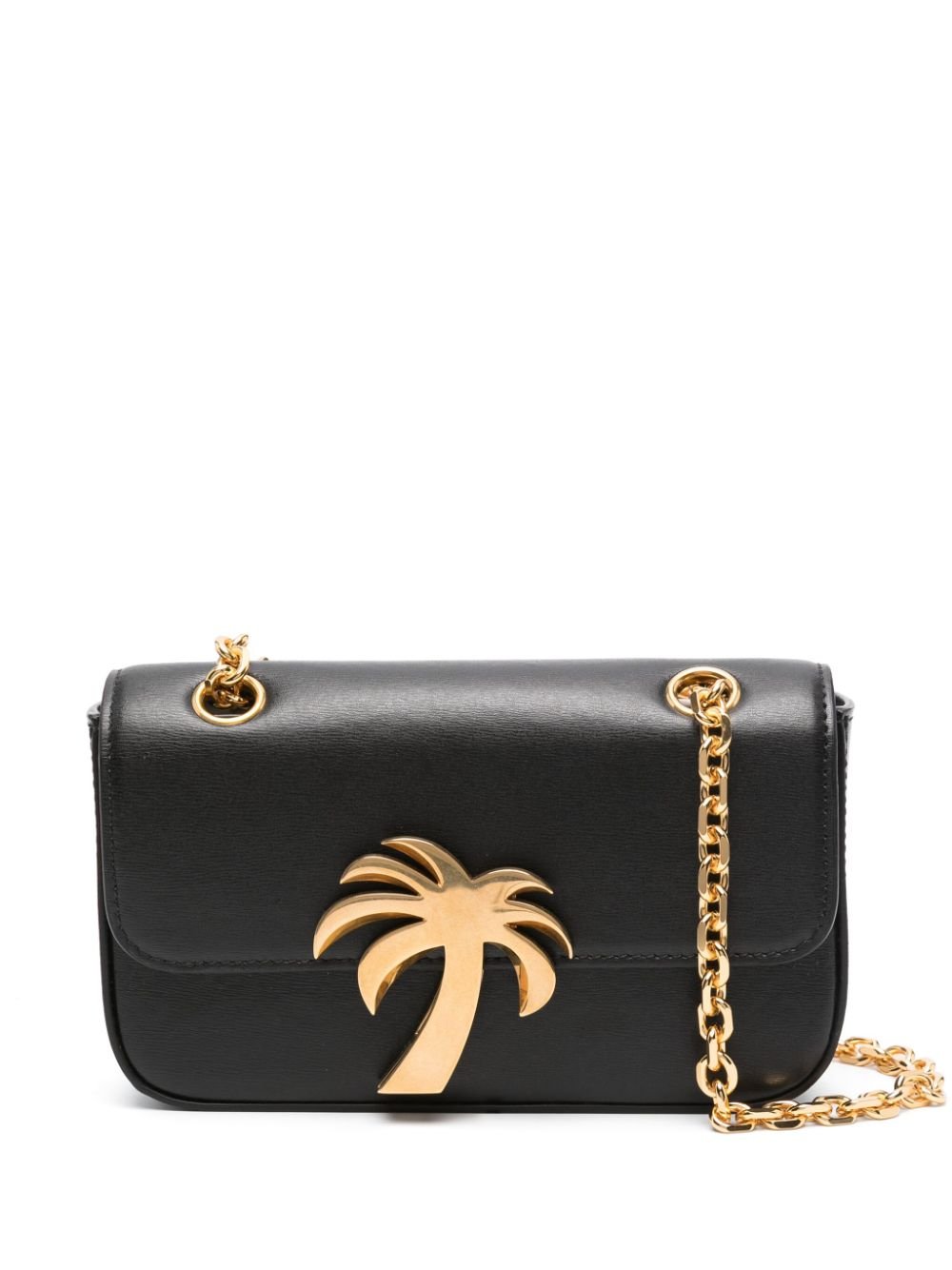 Palm Angels Bridge Chain Bag Black Gold - Supplied FashionPALM ANGELS