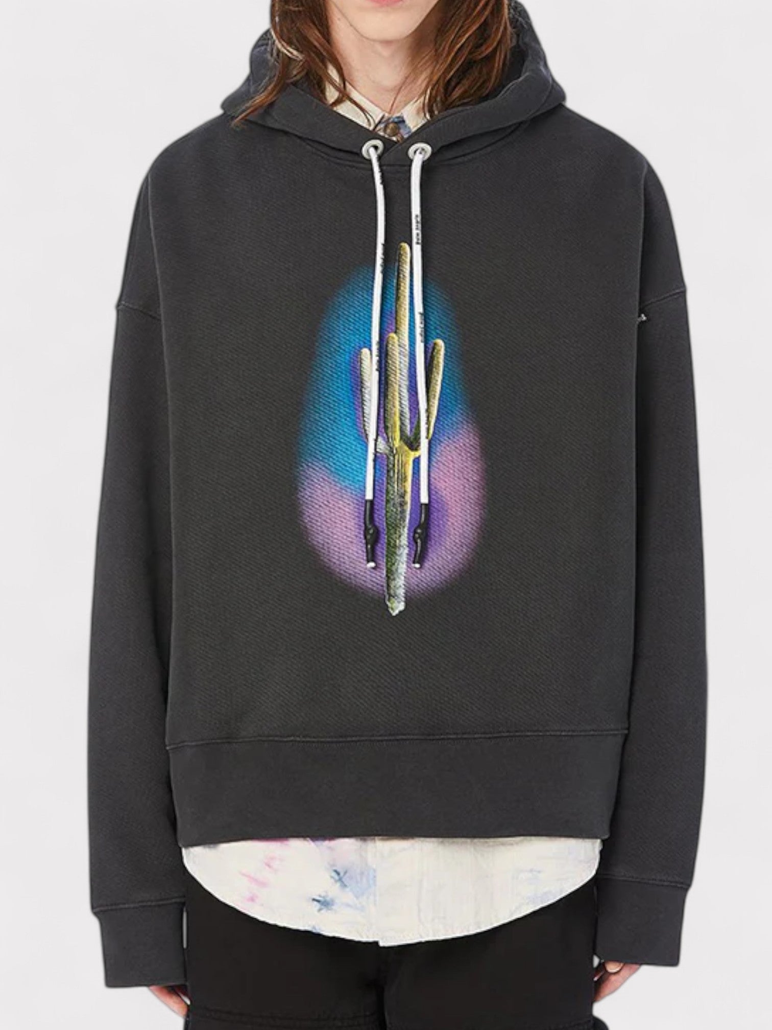 Palm Angels Cactus Hoody Black Green - Supplied FashionPalm Angels