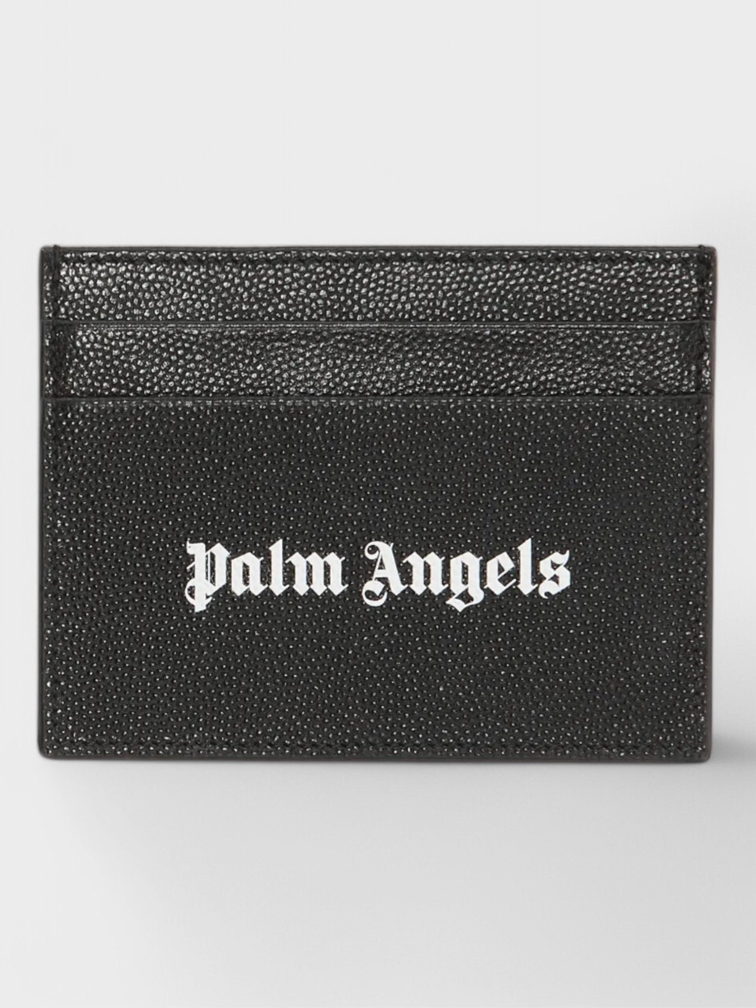 Palm Angels Card Case Logo Caviar Black - Supplied FashionPALM ANGELS