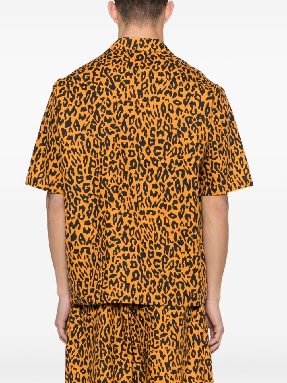 Palm Angels Cheetah Bowling Shirt Orange - Supplied FashionPalm Angels