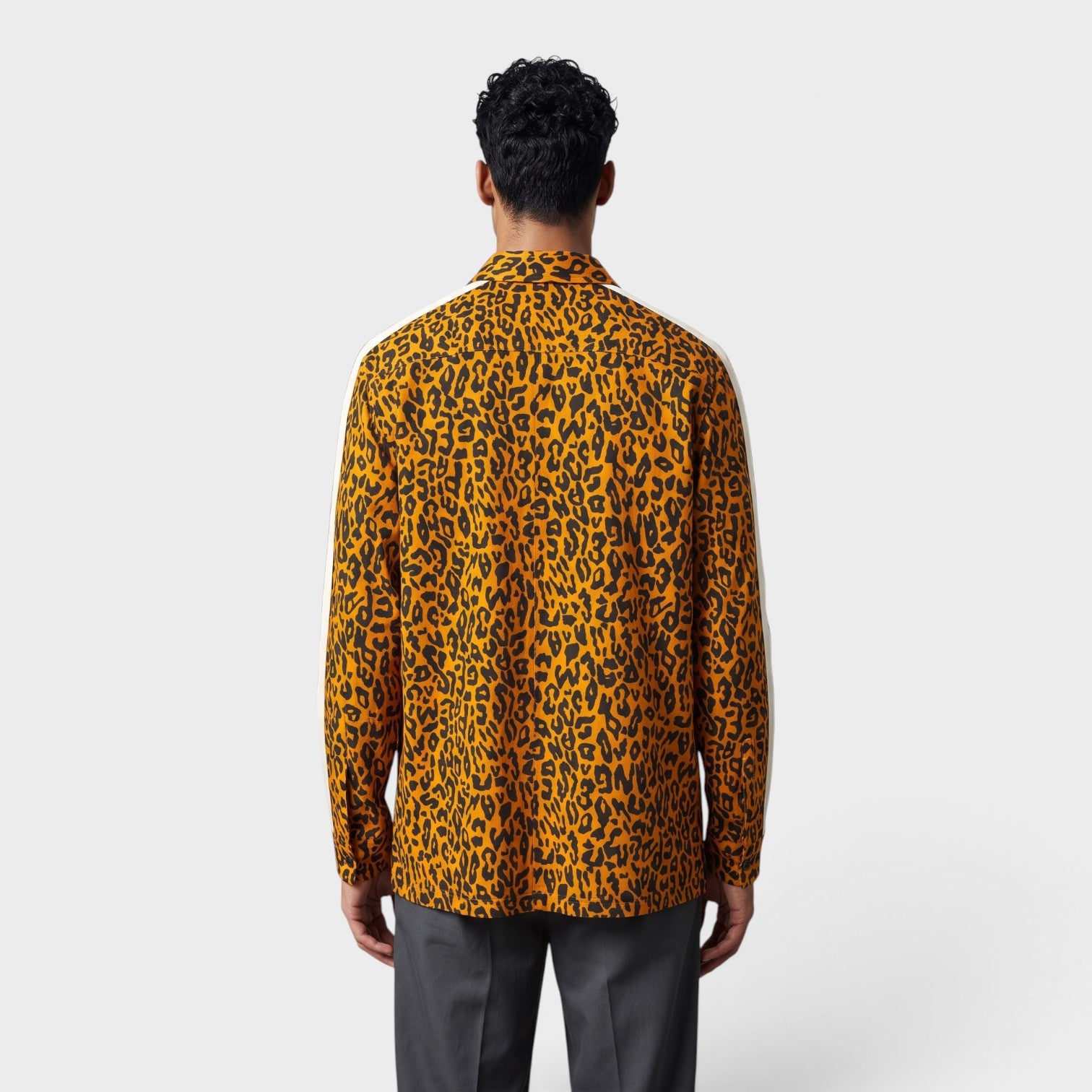 Cheetah Track Shirt Orange Black