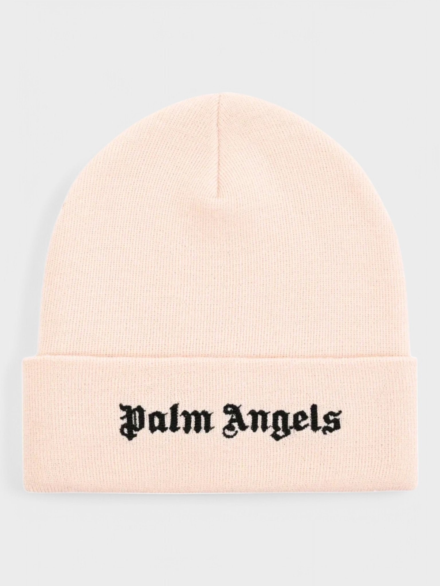 Palm Angels Classic Logo Beanie Butter/Black - Supplied FashionPALM ANGELS