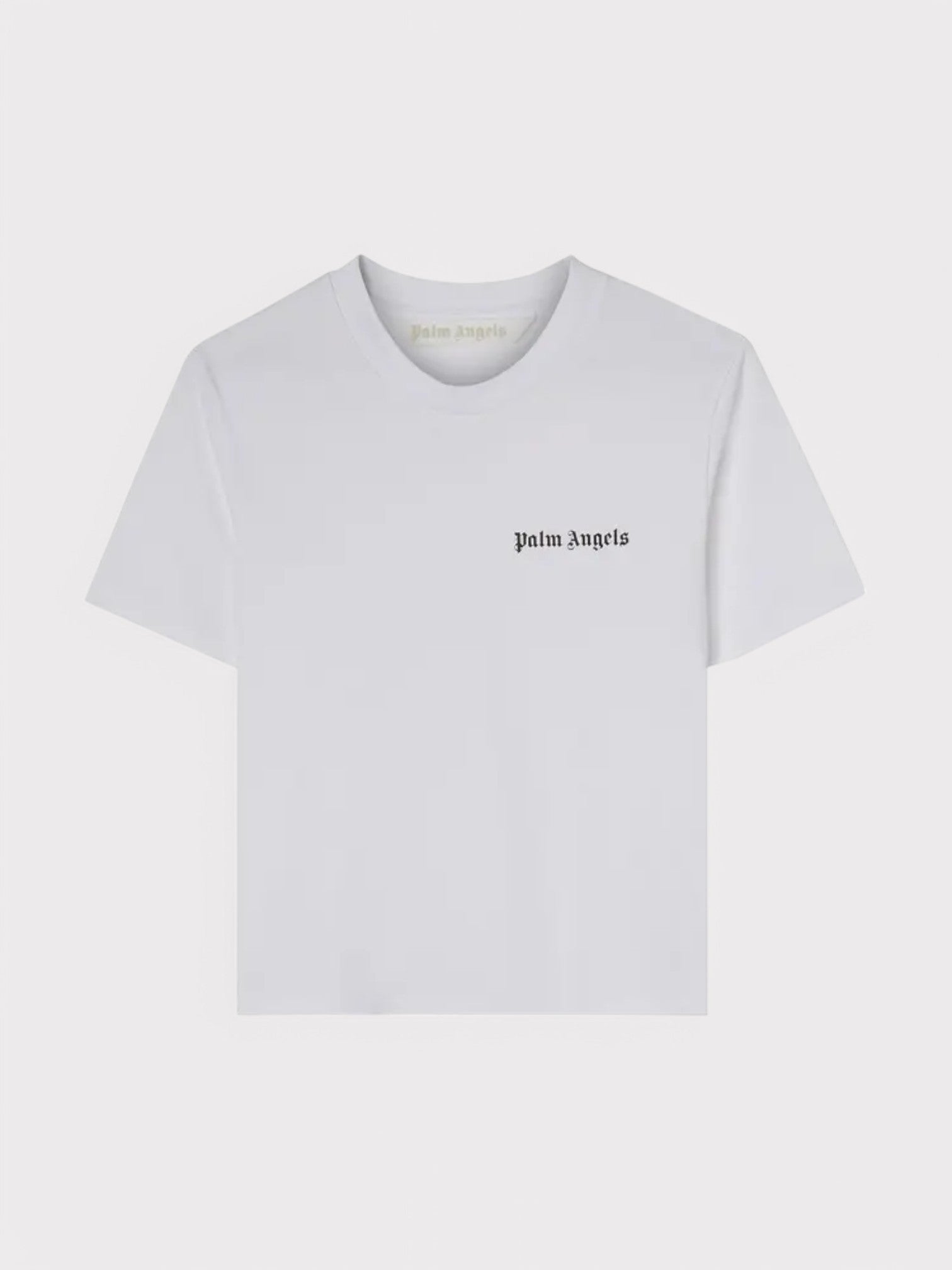 Palm Angels Classic Logo Fitted Tee White - Supplied FashionPalm Angels