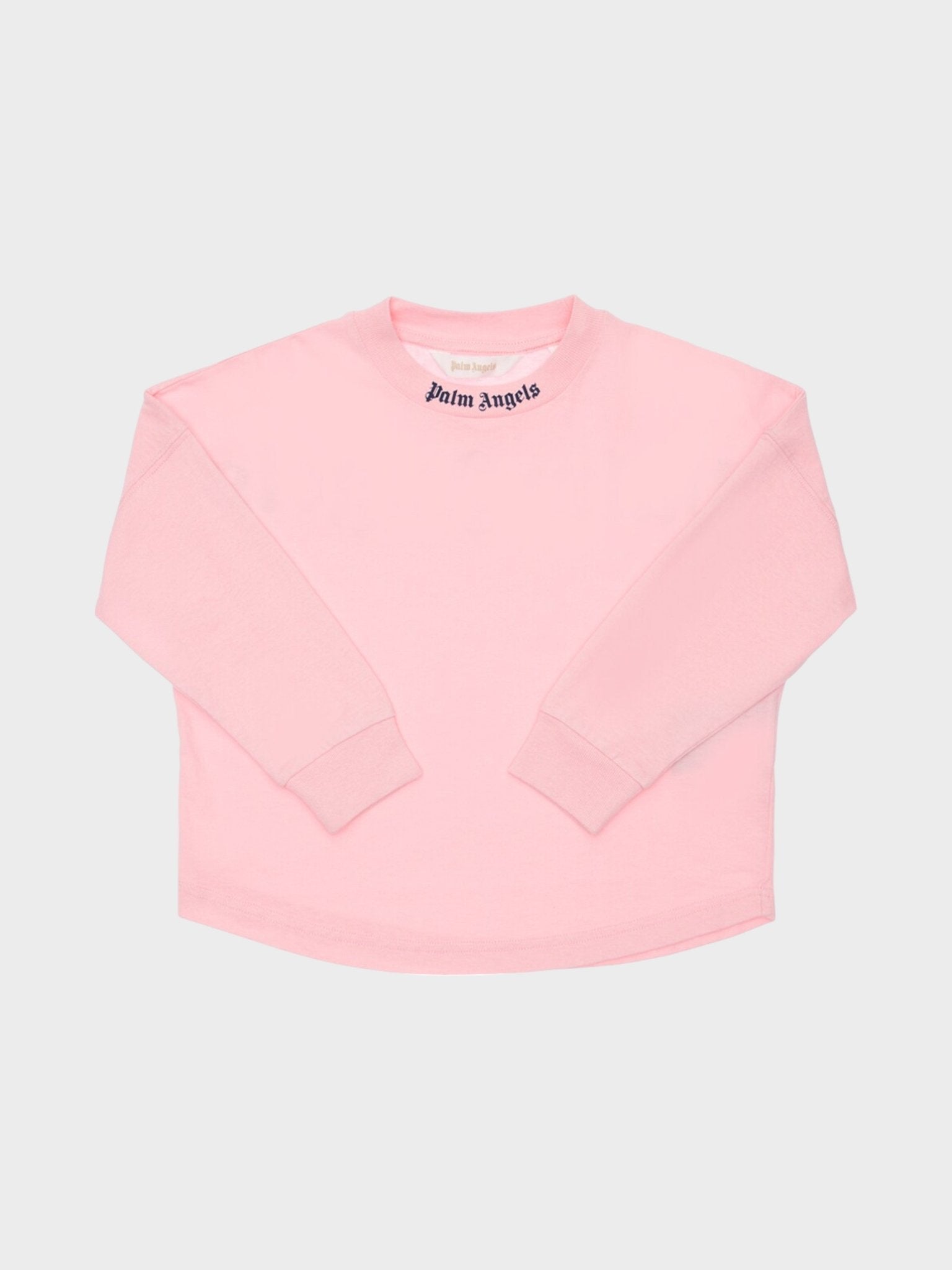 Palm Angels Classic Logo Long Sleeve Tee 'Almond Blossom' - Supplied FashionPalm Angels