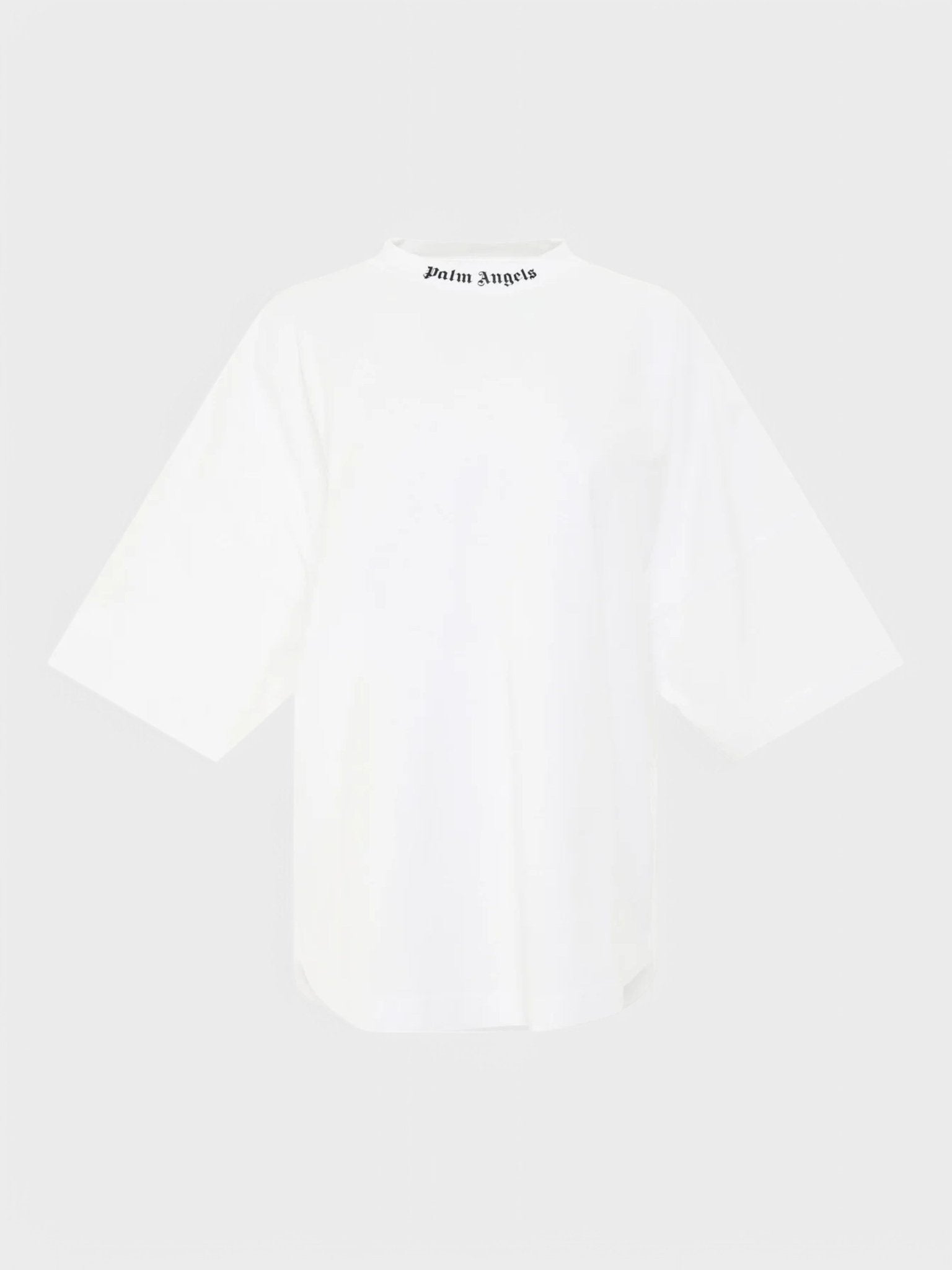 Palm Angels Classic Logo Over S/S T-Shirt White/Black - Supplied FashionPALM ANGELS