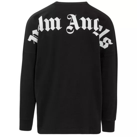 Palm Angels Classic Logo Over Tee 'Black/White' - Supplied LuxuryPalm Angels