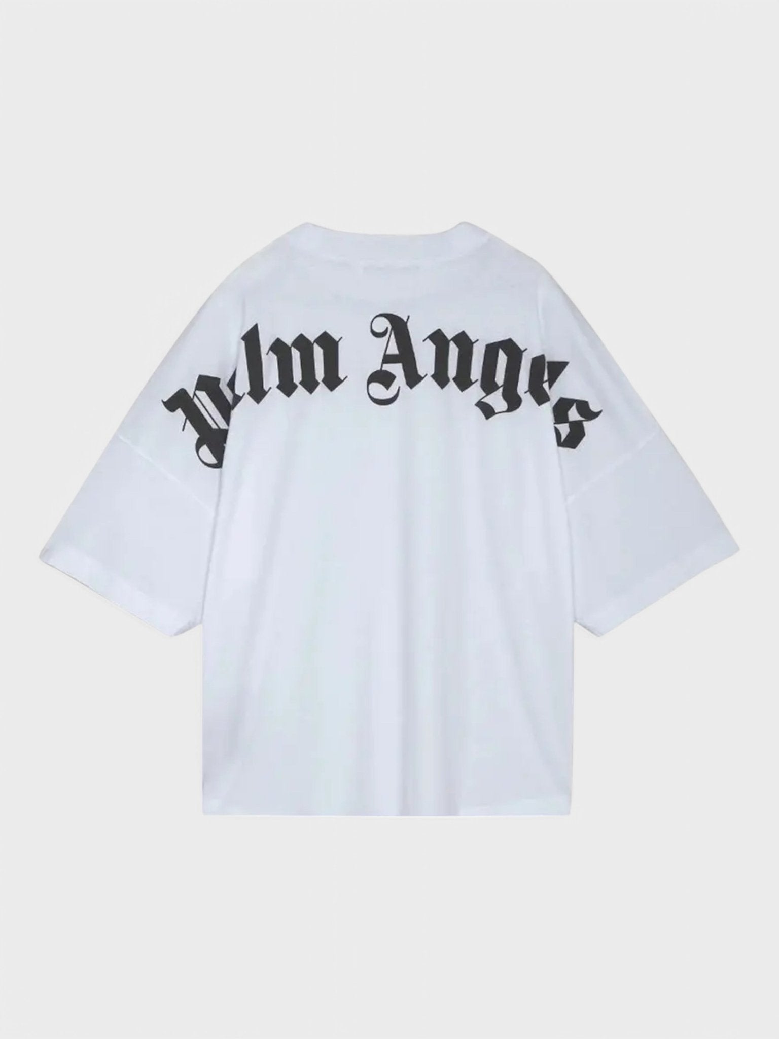 Palm Angels Classic Logo Over Tee White - Supplied FashionPALM ANGELS