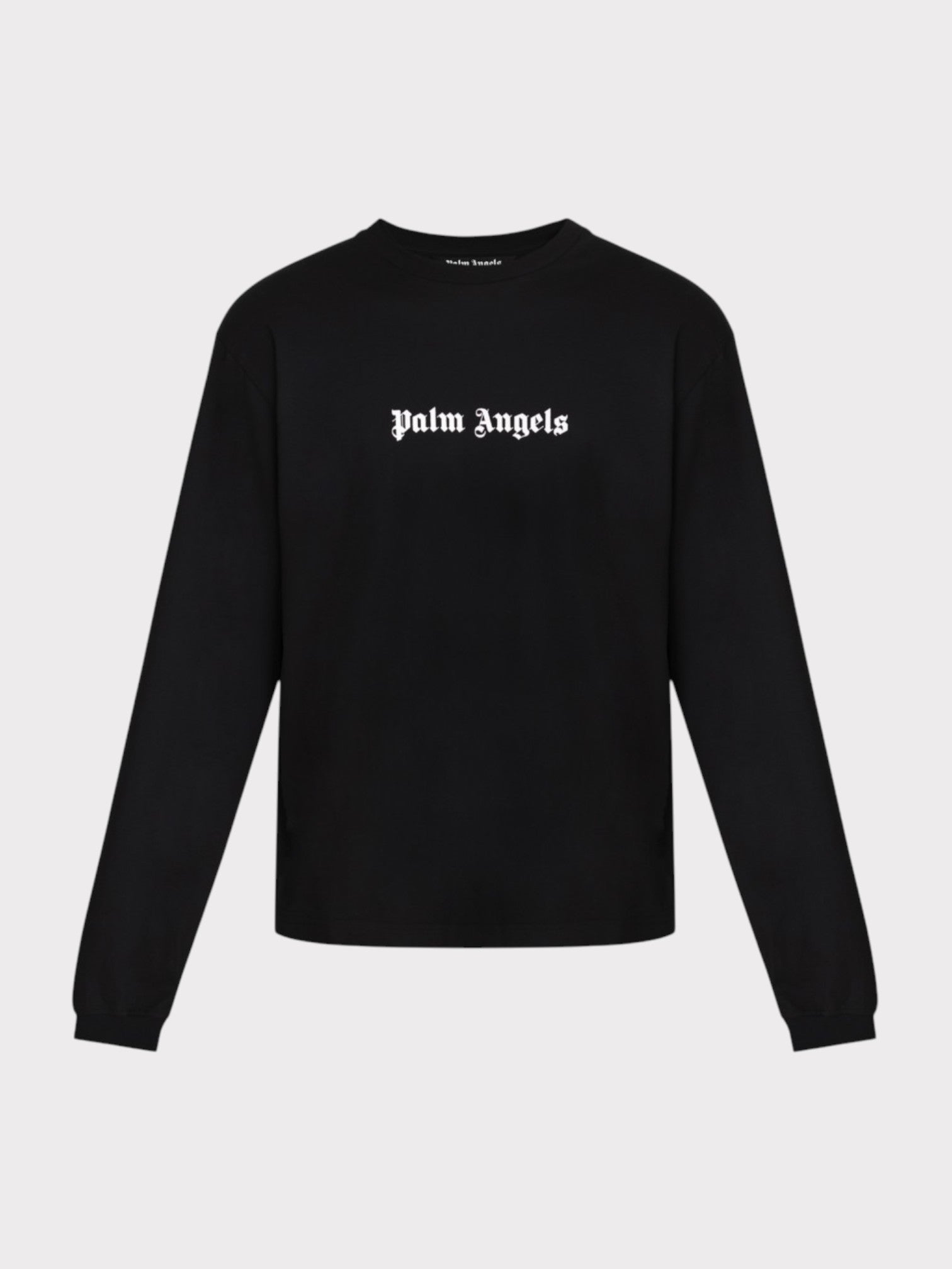 Palm Angels Classic Logo Slim Tee Long Sleeve Black - Supplied FashionPalm Angels