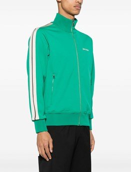 Palm Angels Classic Logo Track Jacket 'Green' - Supplied FashionPalm Angels