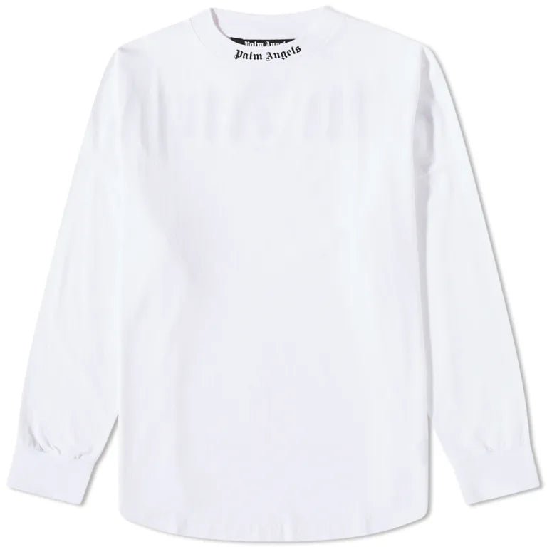 Palm Angels Classic Longsleeve Logo T-shirt White - Supplied LuxuryPalm Angels